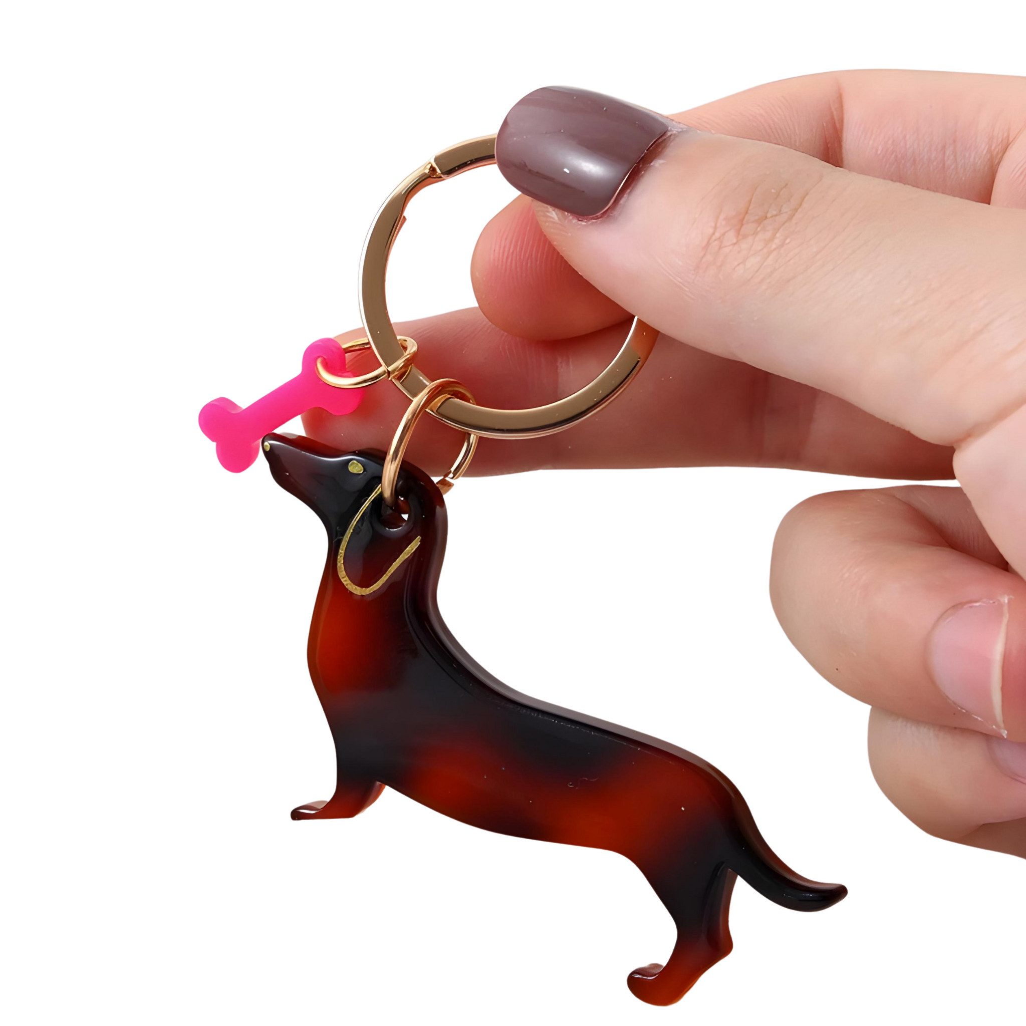 NEXORA Schlüsselanhänger Dackel Anhänger Schlüsselanhänger Dackel, hcohwert günstig online kaufen