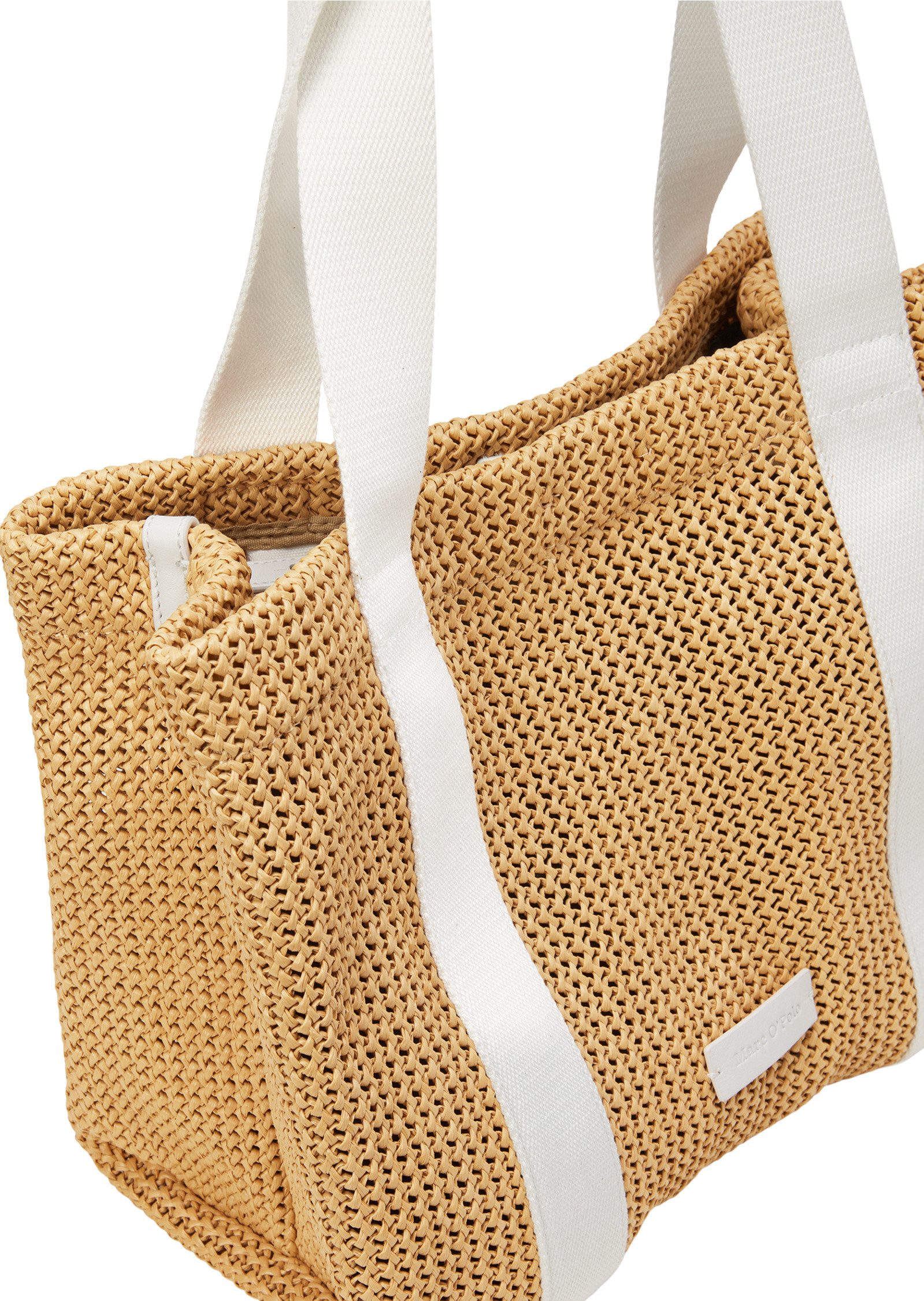 Marc O'Polo Shopper in Crochet-Raffia-Bast-Optik