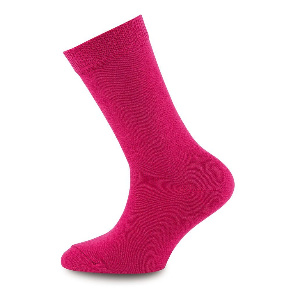 (6-Paar) Ewers Socken pink Socken Uni