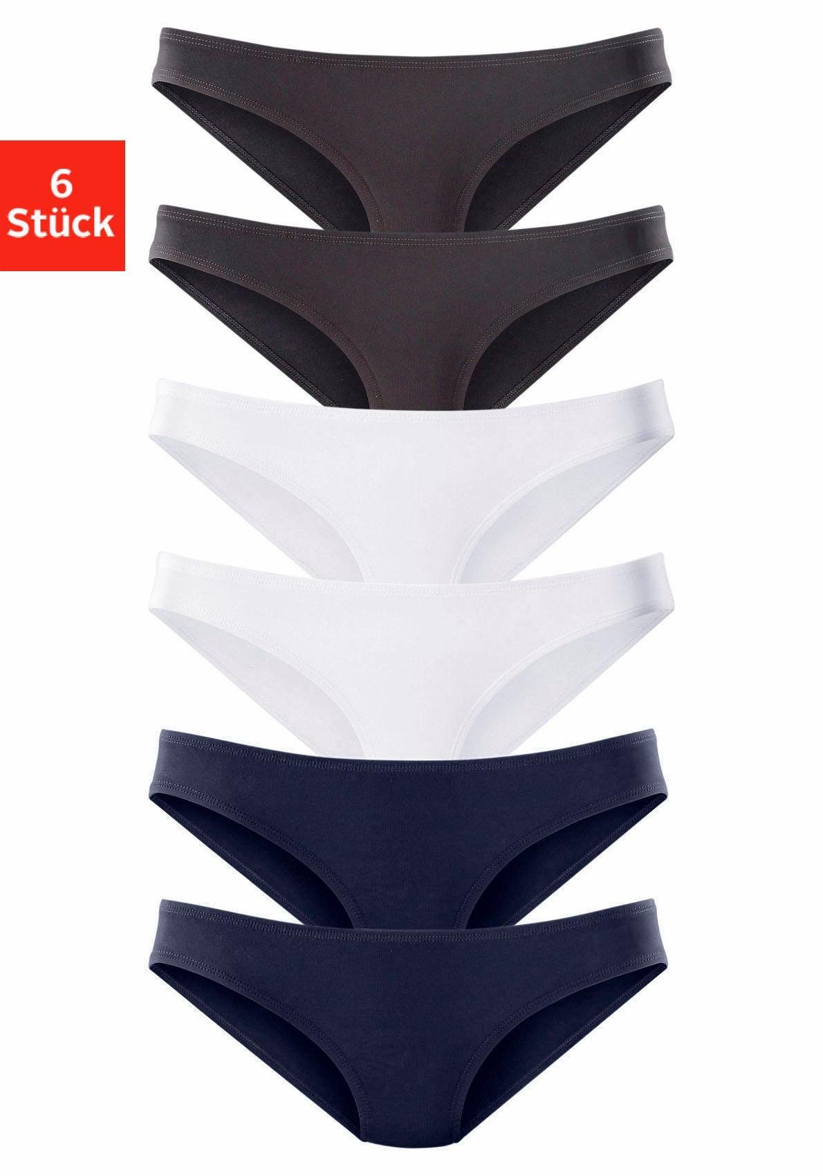 vivance active Bikinislip (6er-Pack) aus weicher günstig online kaufen