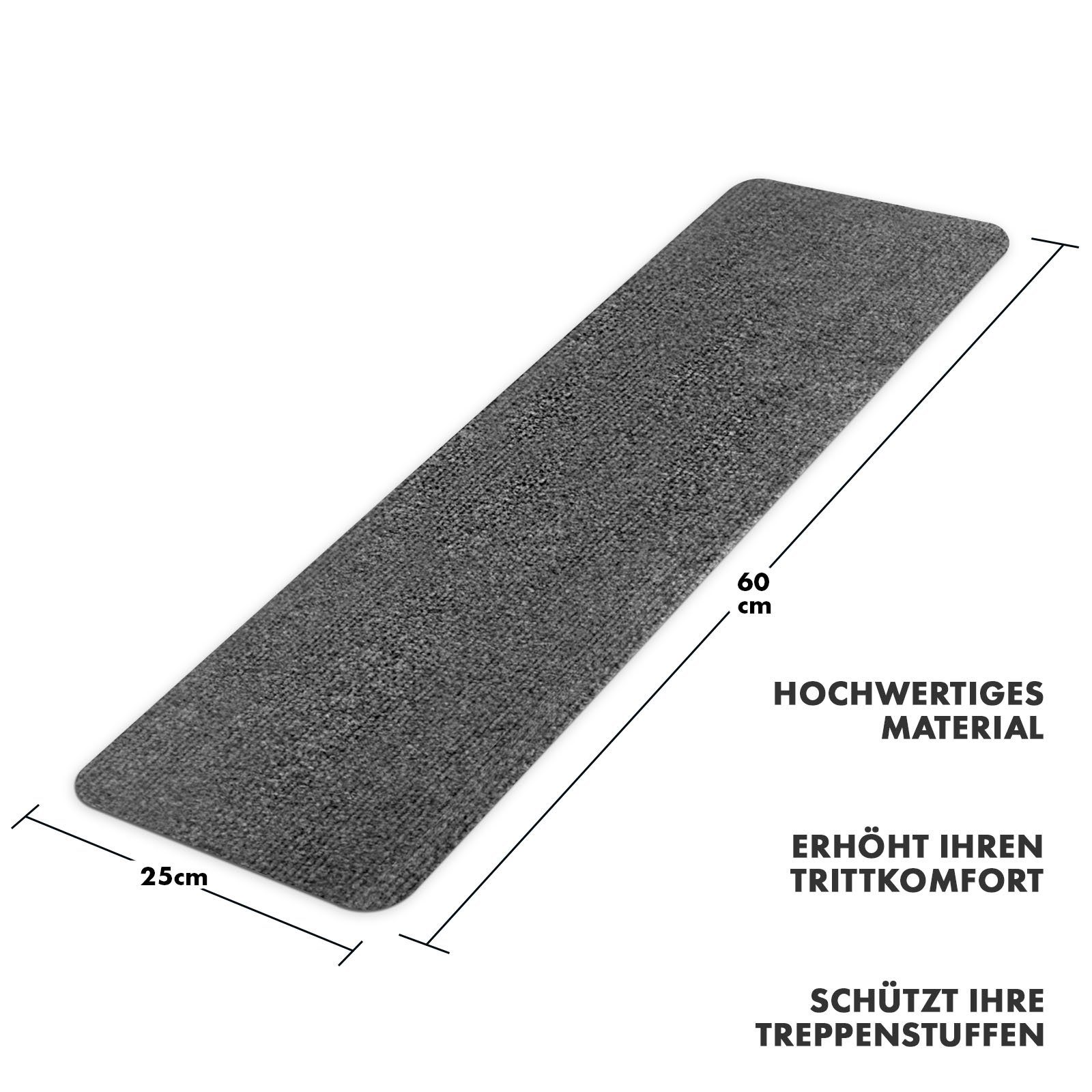 Karat Stufenmatte Denver, Treppenmatte, 5 Farben & 2 Größen, Rechteckig - o günstig online kaufen