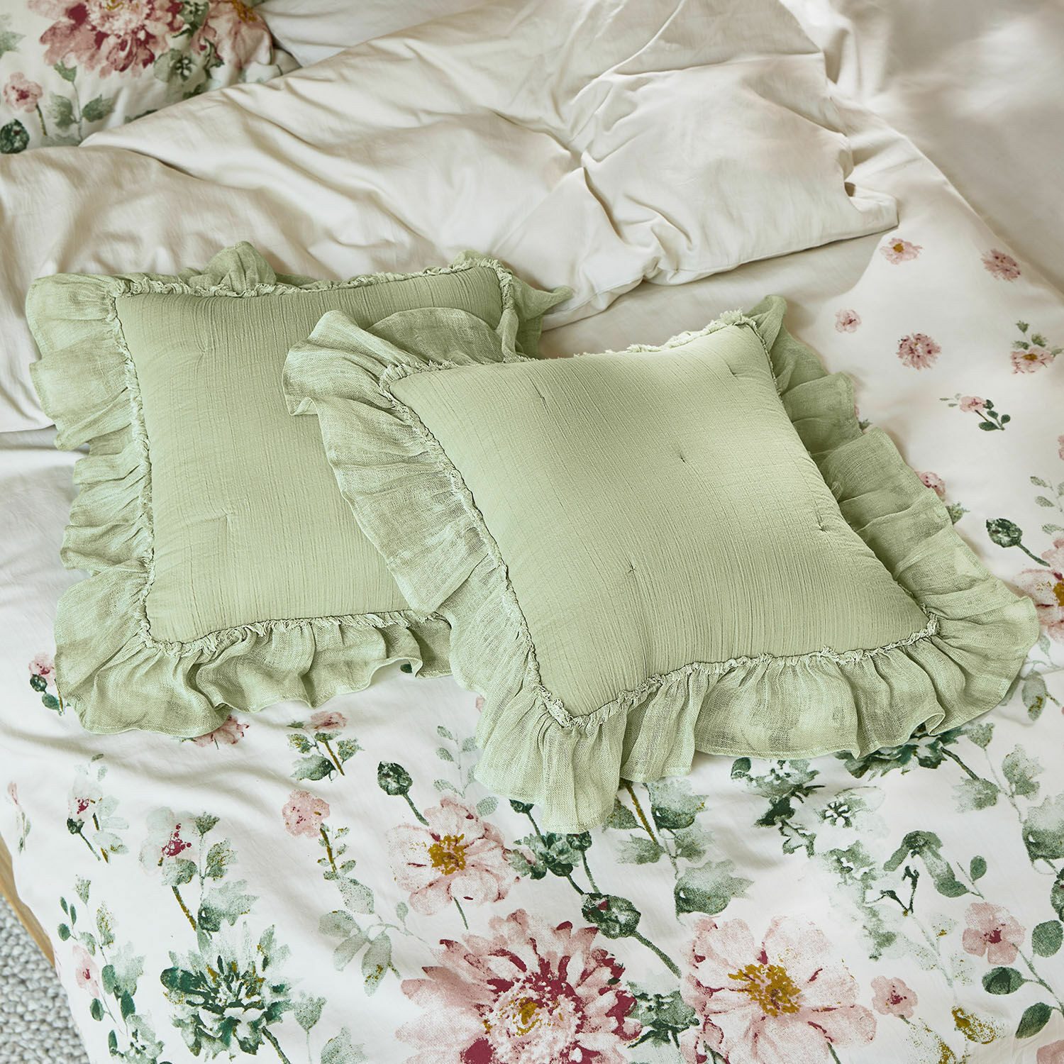 Mirabeau Kissenhülle Kissenhülle 2er Set Martone grün günstig online kaufen