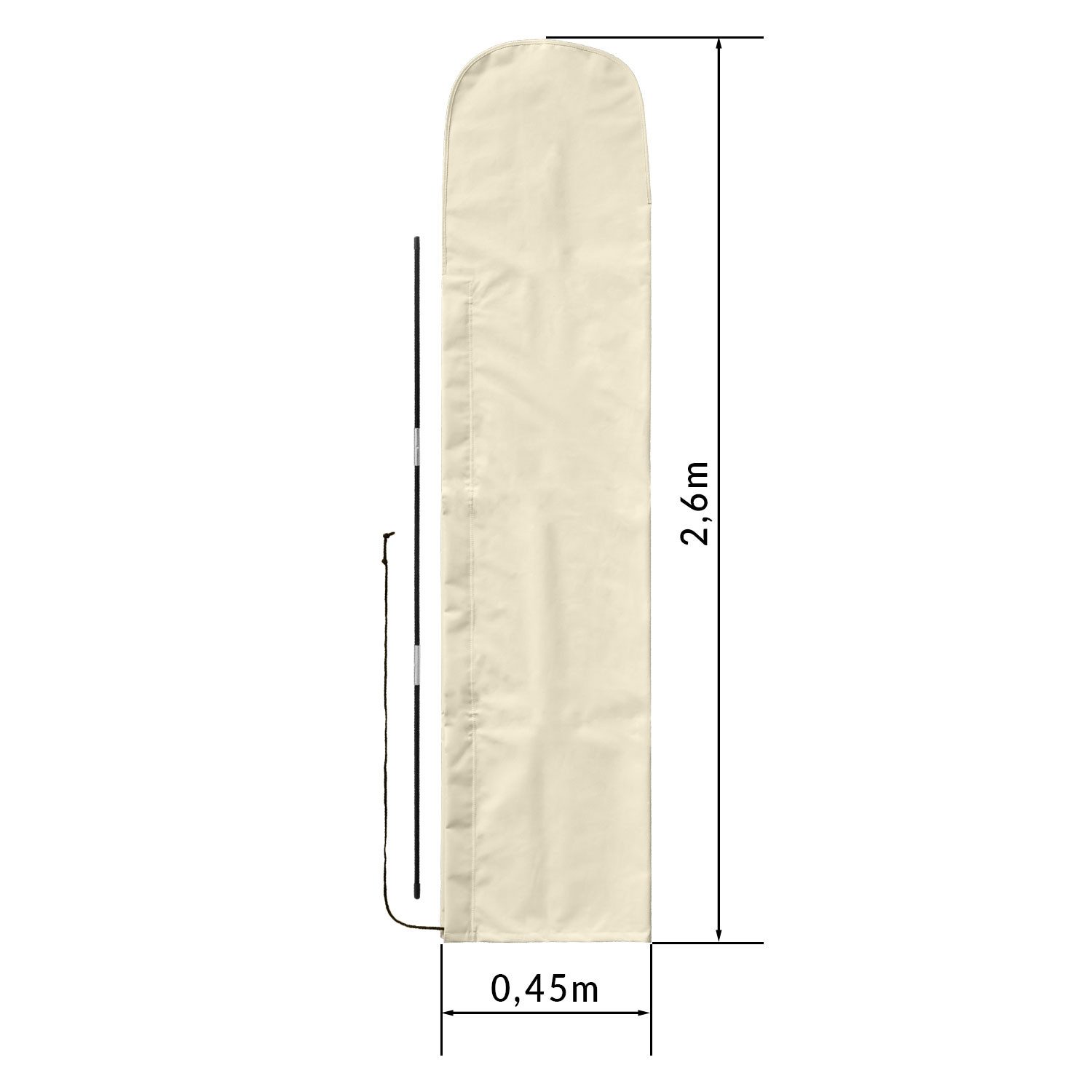 anndora-sonnenschirm Sonnenschirm-Schutzhülle Husse für 3x4 Meter günstig online kaufen