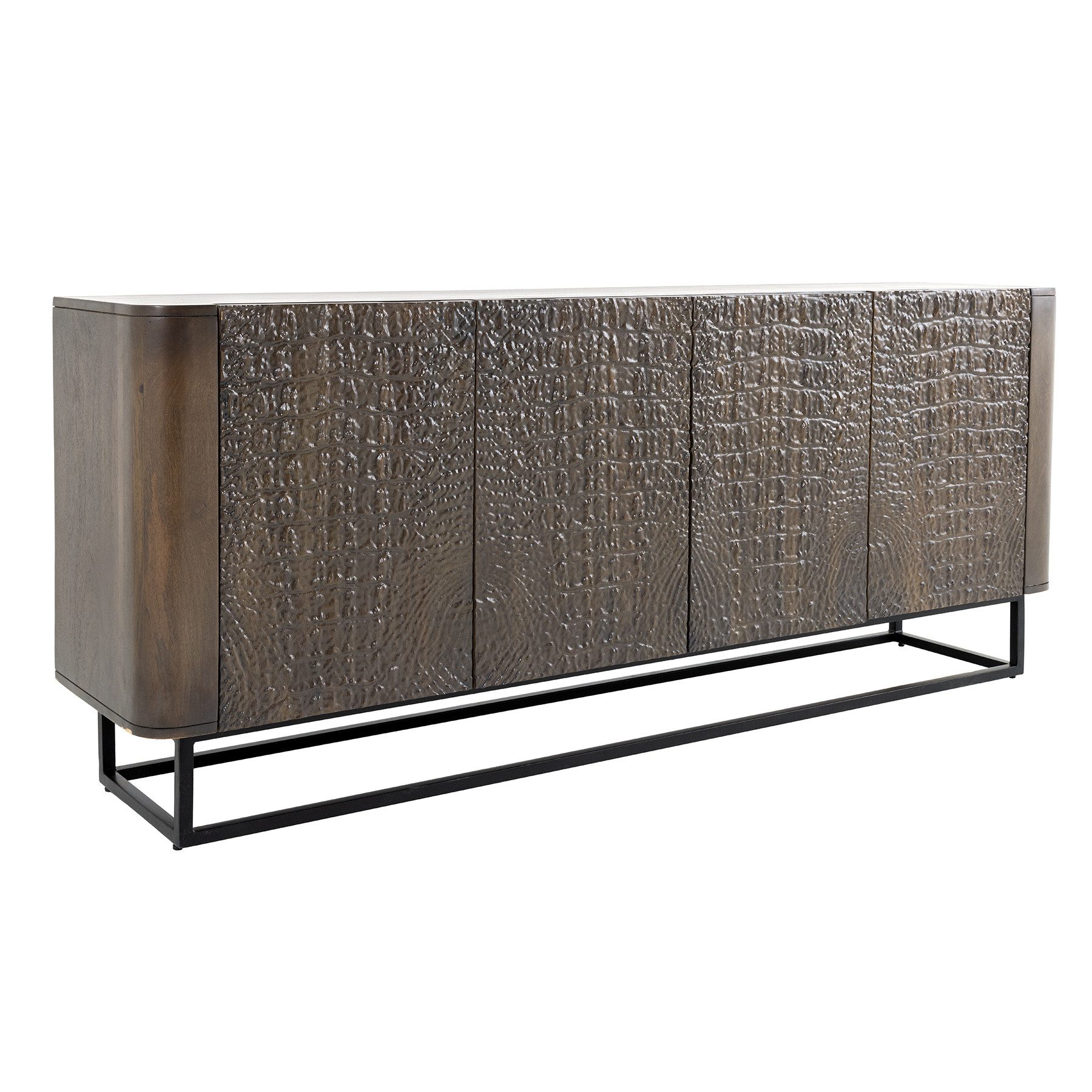 riess-ambiente Sideboard CROCO 180cm braun / günstig online kaufen