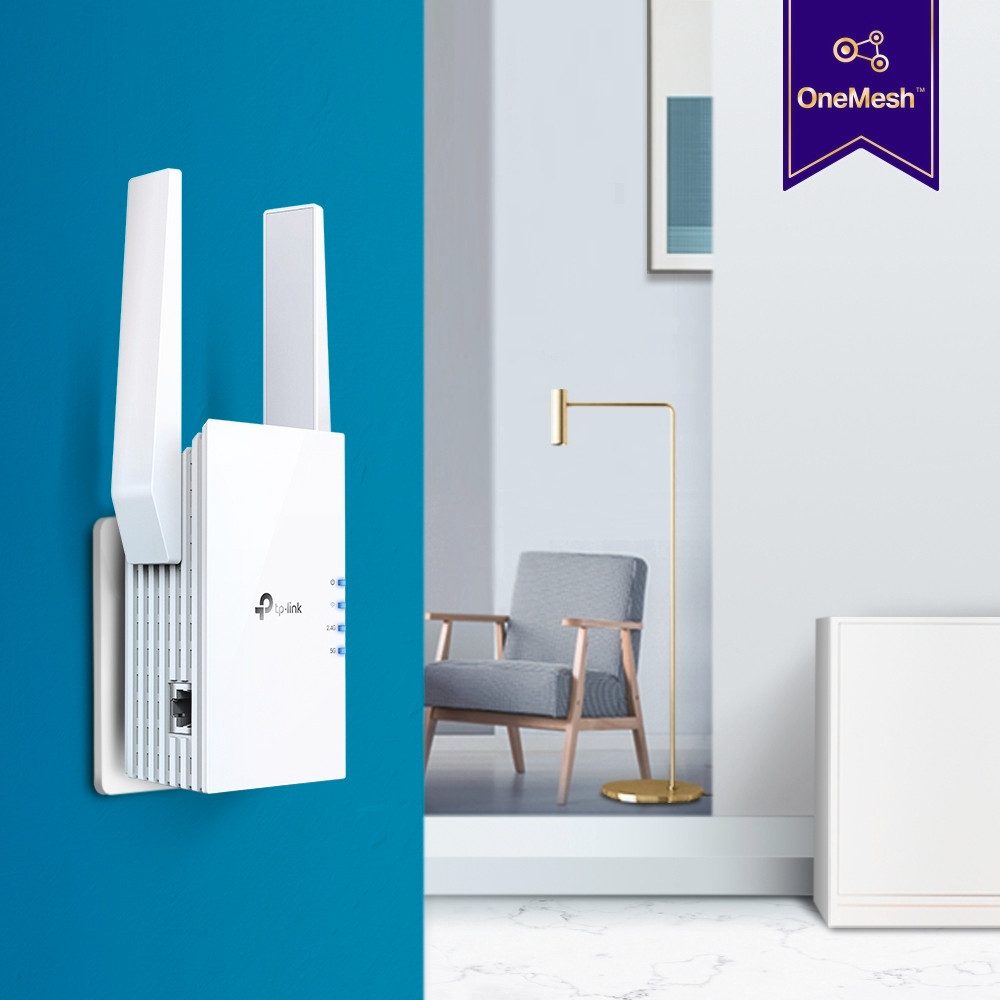 tp-link TP-Link RE605X Reichweitenverstärker, Zusätzlicher Gigabit Ethernet-Anschluss