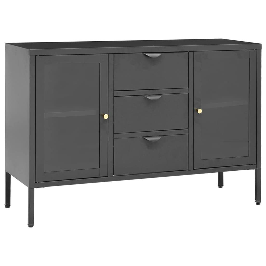 tinkaro Sideboard BALLUSH Stahl Kommode Grau günstig online kaufen