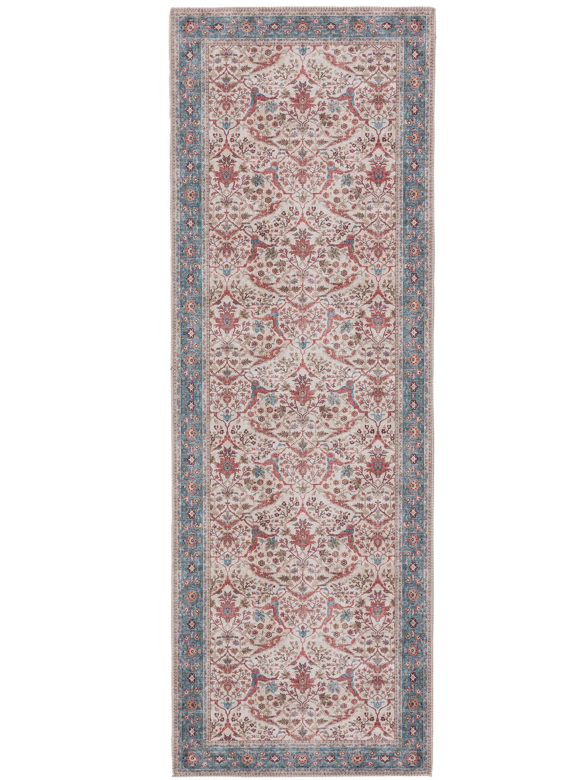 Läufer Laury, benuta, rechteckig, Höhe: 5 mm, Kunstfaser, Berber, Ethno-Style, Wohnzimmer