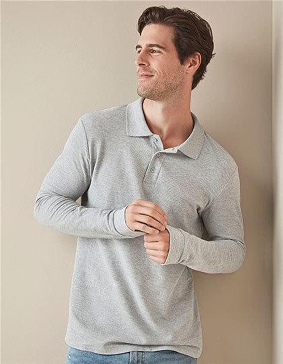 Stedman Langarm-Poloshirt Herren Longsleeve Poloshirt 100
