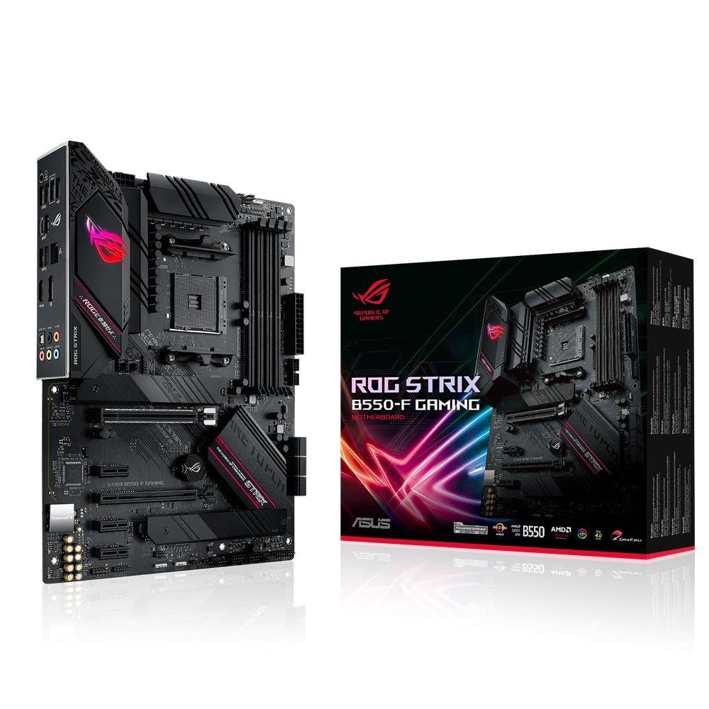 Asus ROG Strix B550-F Gaming Mainboard, Sockel AM4 ATX Ryzen, PCIe 4.0, Intel 2,5 Gbit/s-Ethernet, 2x M.2