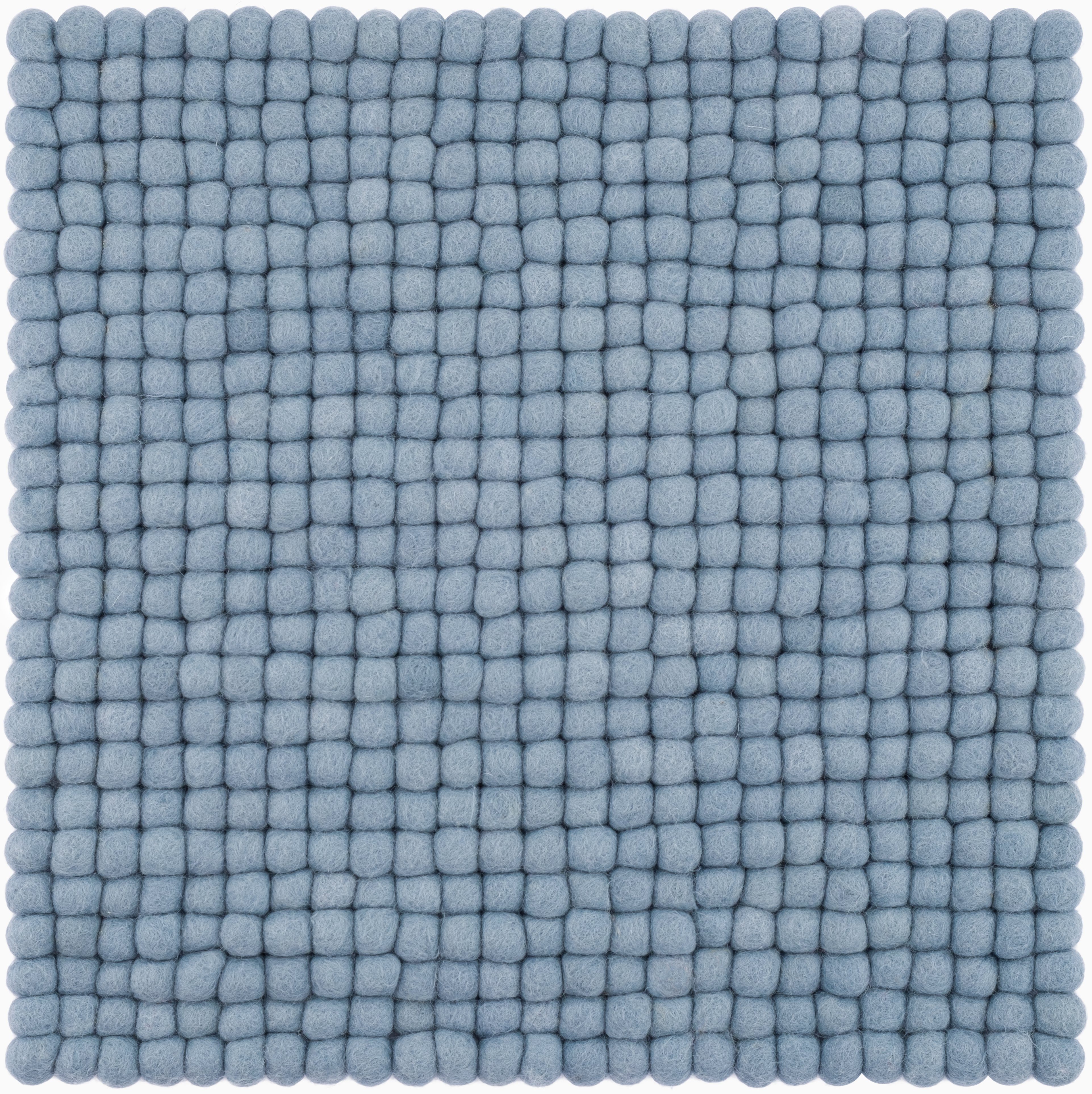 myfelt Stuhlkissen Filzkugel Sitzauflage eckig - 36 x 36 cm, 100% reiner Schurwolle, quadratisch, schmutzabweisend Mia