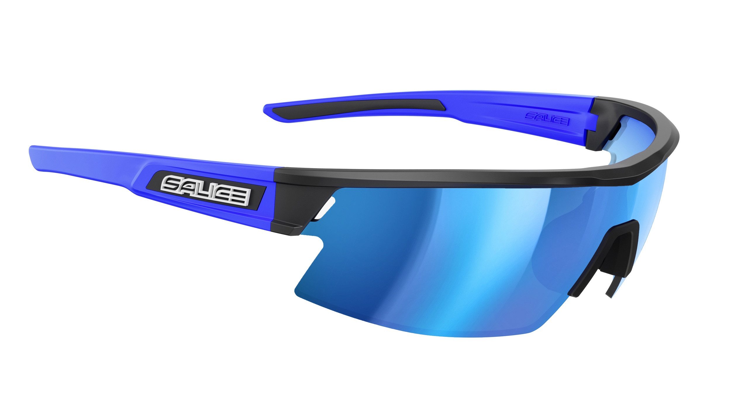 Salice Sonnenbrille Radbrille 025RW (Glasscheibe: Hydrophobic RW Blau) schwarz/blau