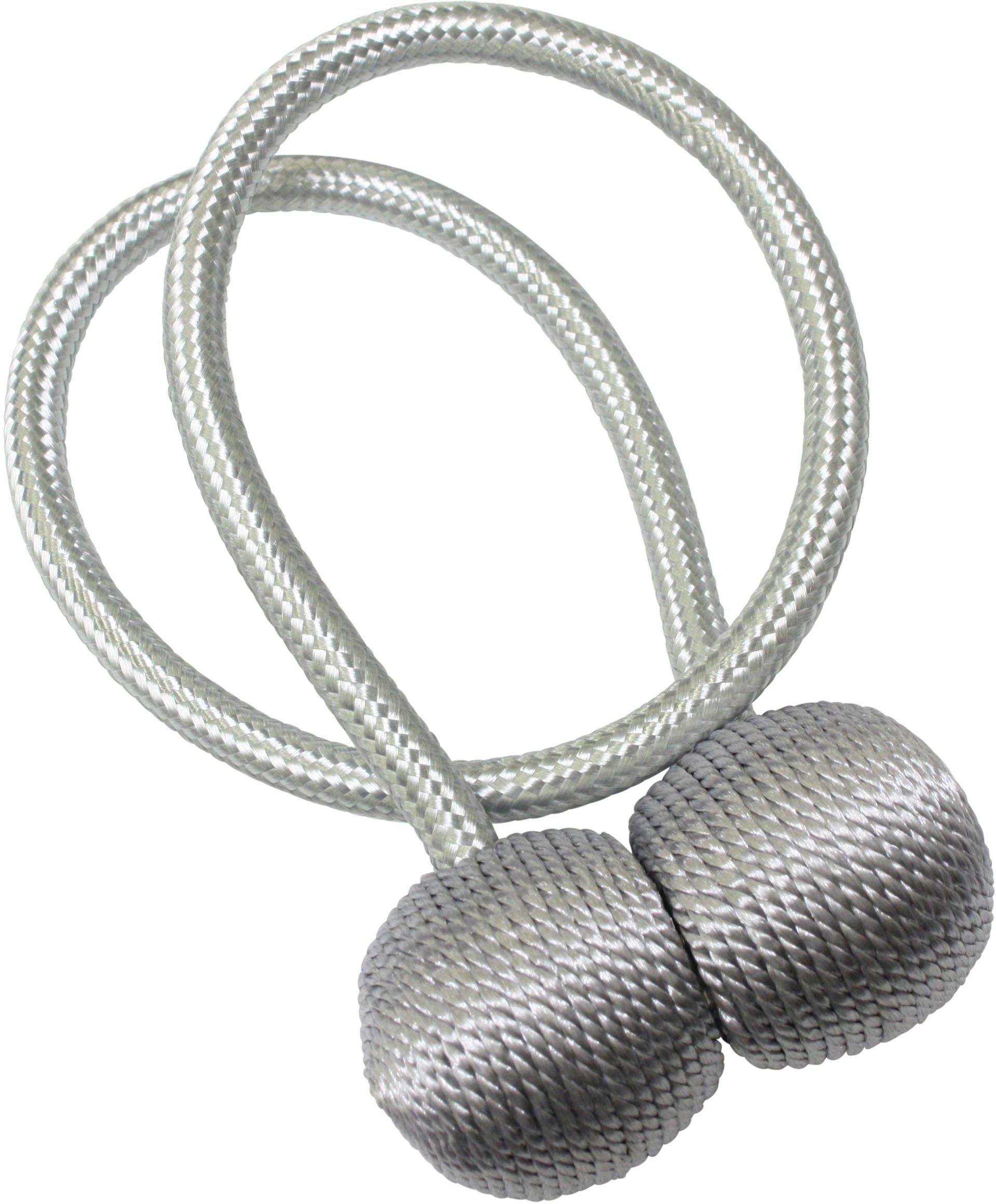 GARDINIA Raffhalter Flex-S mit Magnet, (2-tlg), vielfältige Anbringungsmöglichkeiten
