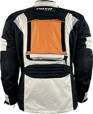 roleff Motorradjacke Enduro mit Protektoren, optimale Belüftung