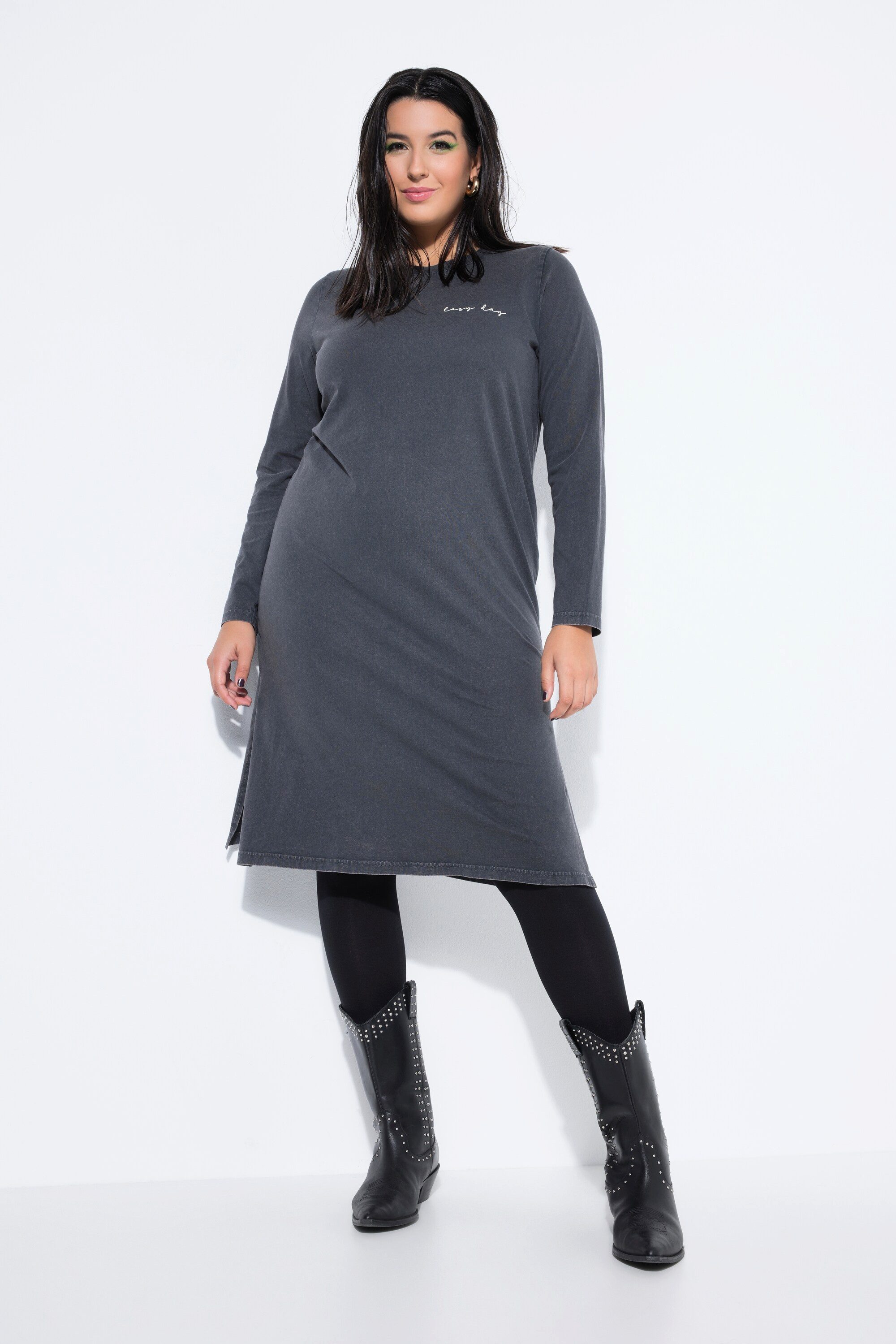 Studio Untold Jerseykleid Jerseykleid A-Line Midilänge
