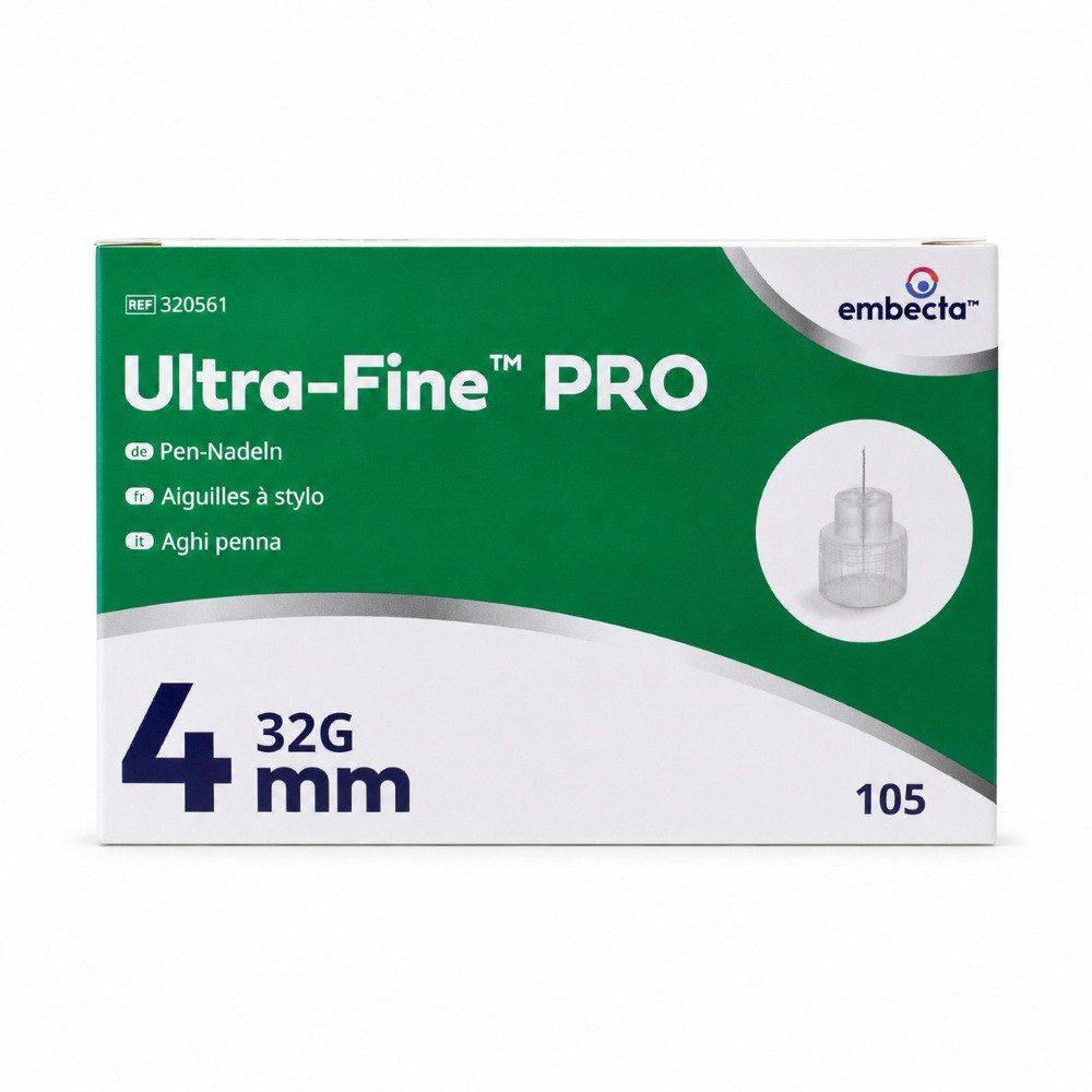 Einwegspritze ULTRA-FINE PRO Pen-Nadeln 4 mm