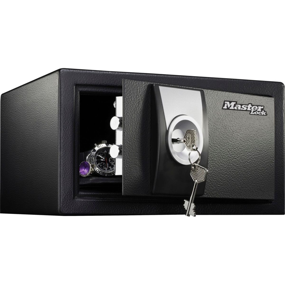 Master Lock Kleiner Safe mit Schlüssel X031ML Diebstahlalarm