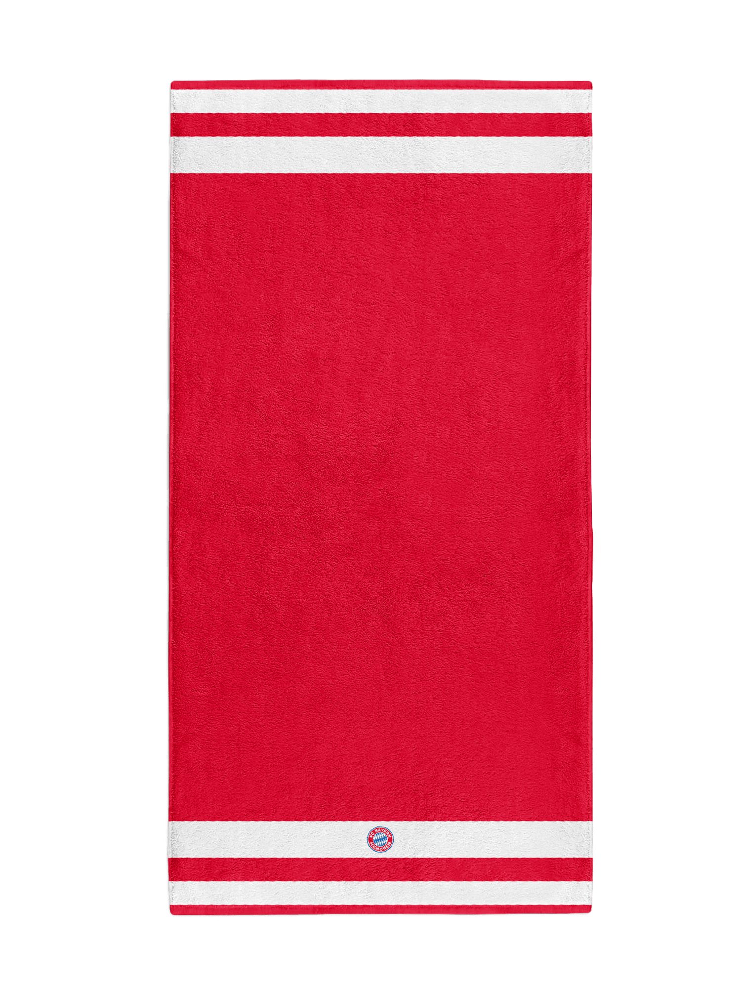 FC Bayern München Badetuch FC Bayern München I Badetuch 180x90 cm I Rot, Baumwolle