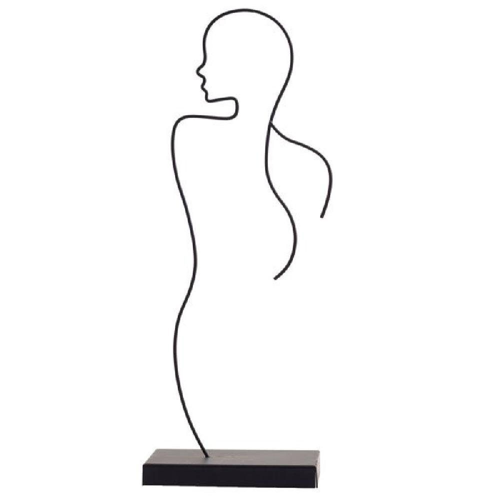 Storefactory Skulptur Dekorationsobjekt Skulptur SHE Schwarz günstig online kaufen