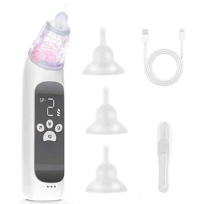 JOEAIS Nasensauger Elektrisch Baby Kinder Пылесосы Nose Cleaner USB-Aufladung, Baby Nasal Aspirator 3 Saugstärken 3 Größen Tip Säuglinge/Kleinkinder