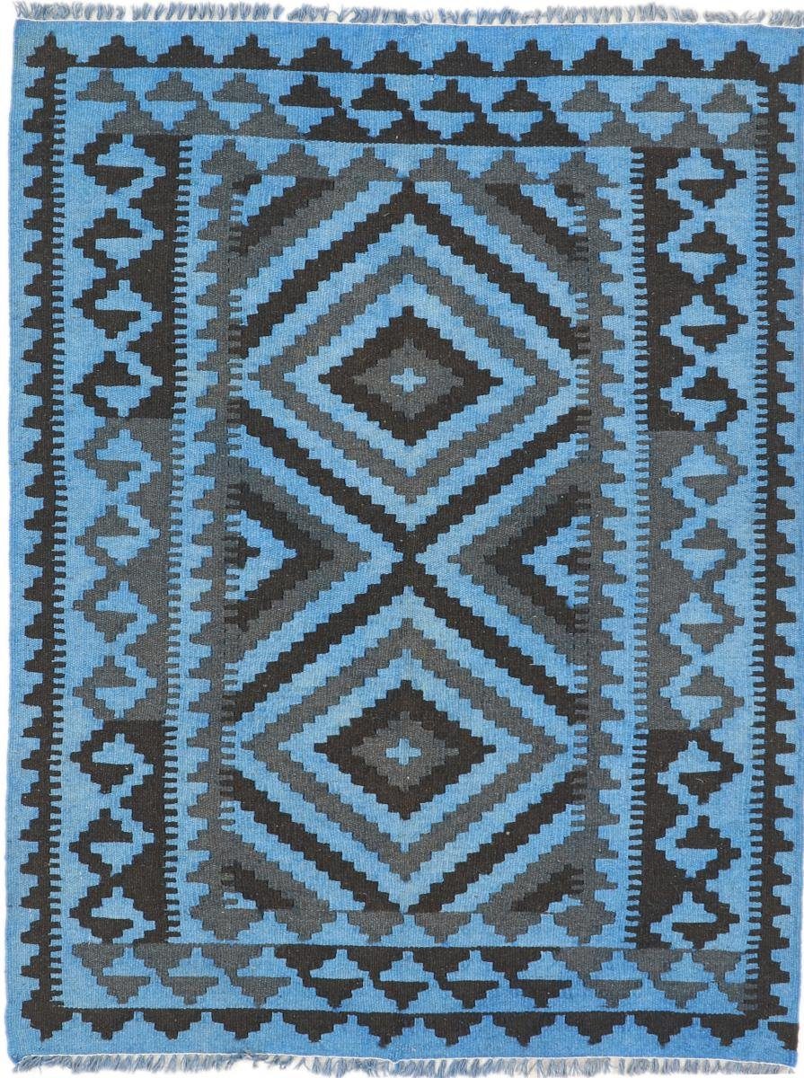 Orientteppich Kelim Afghan Heritage Limited 91x119 Handgewebter Moderner, Nain Trading, rechteckig, Höhe: 3 mm