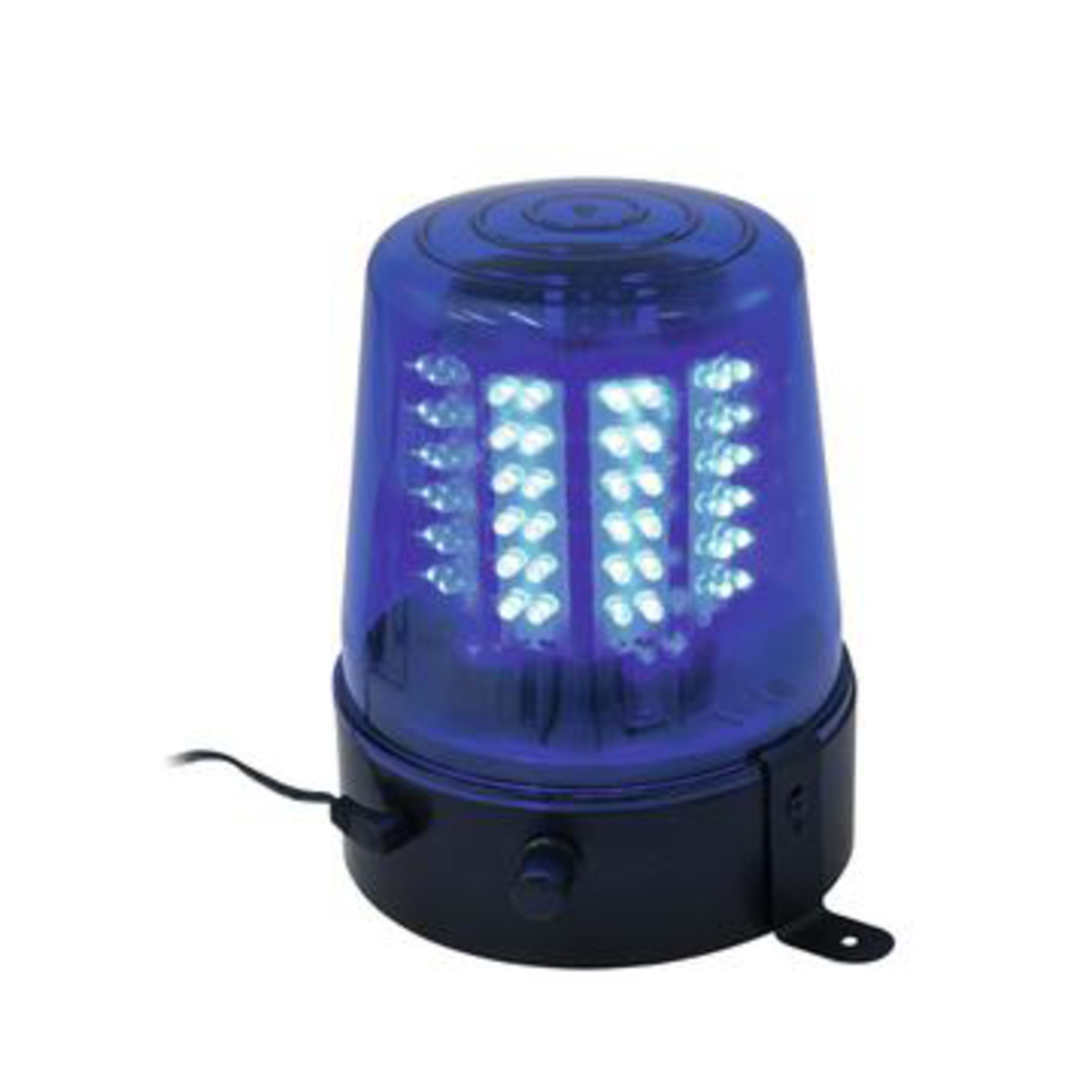 EUROLITE LED Scheinwerfer, LED Polizeilicht 108 LEDs blau classic - Showeffekt