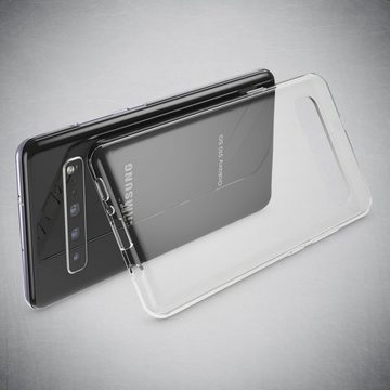 Nalia Smartphone-Hülle Samsung Galaxy S10 5G, Klare Silikon Hülle / Extrem Transparent / Durchsichtig / Anti-Gelb