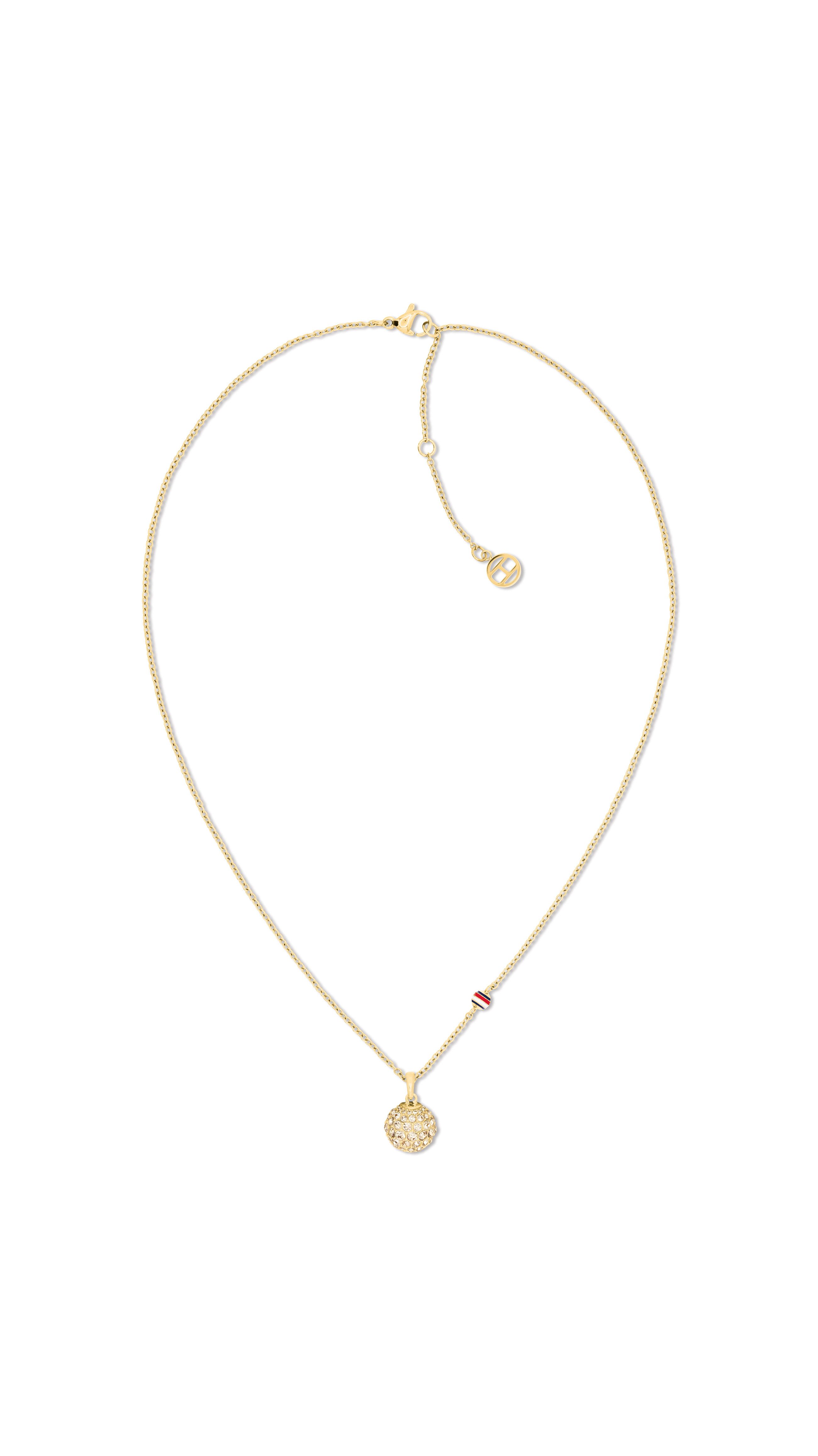 Tommy Hilfiger Kette mit Anhänger HOLIDAY BEADS, mit Glasstein - Emaille