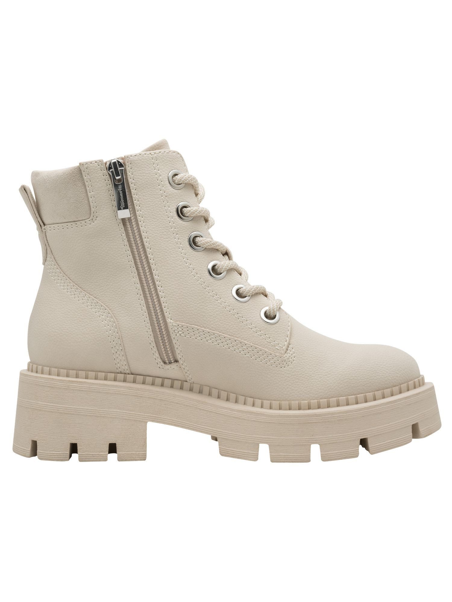 Tamaris TOUCH-IT mit Reißverschluss kein Absatz 1-25921-45 Schnürstiefelette TOUCH-IT