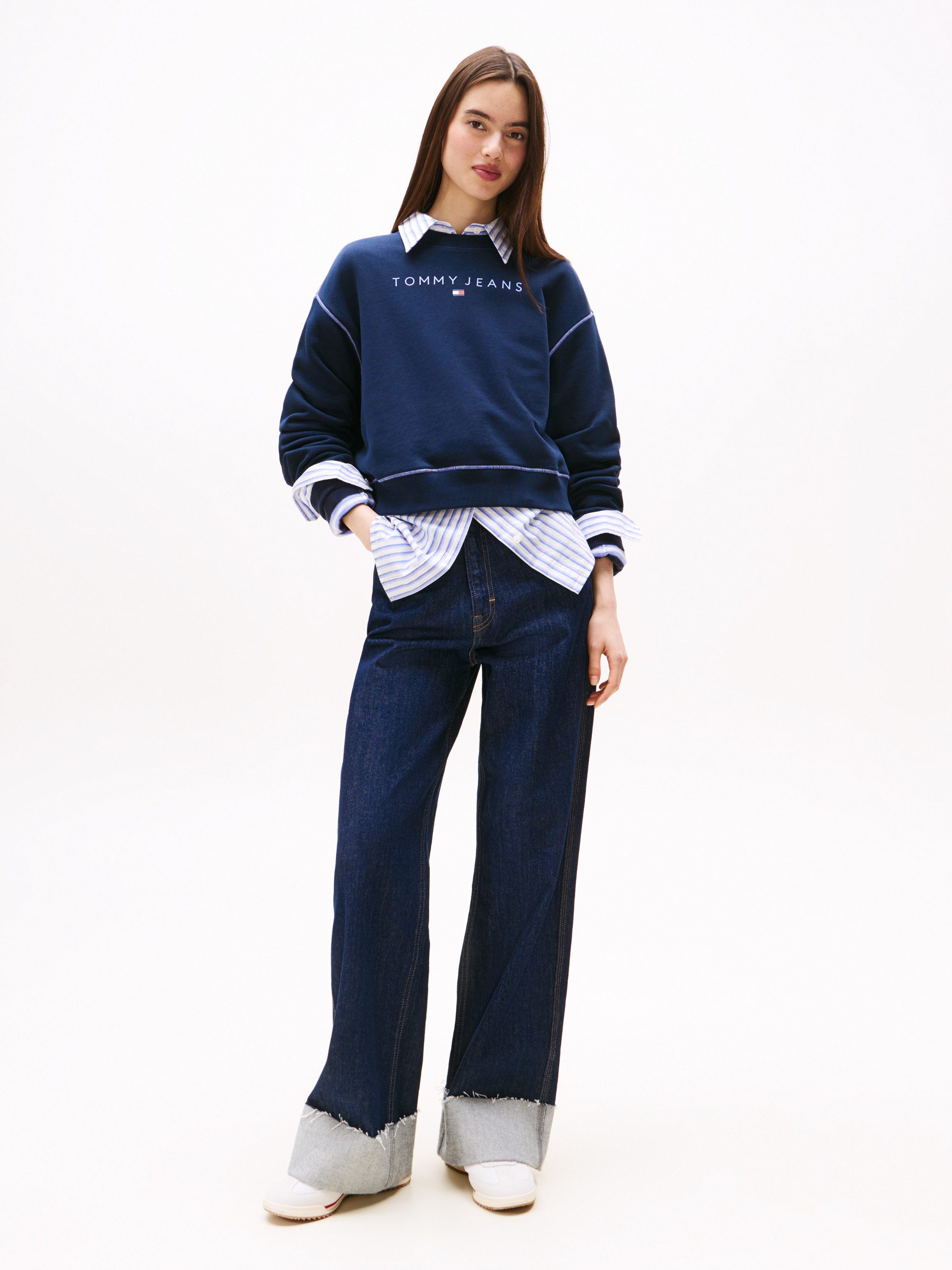 Tommy Jeans Sweatshirt TJW RLX CRP STITCH LINEAR CREW
