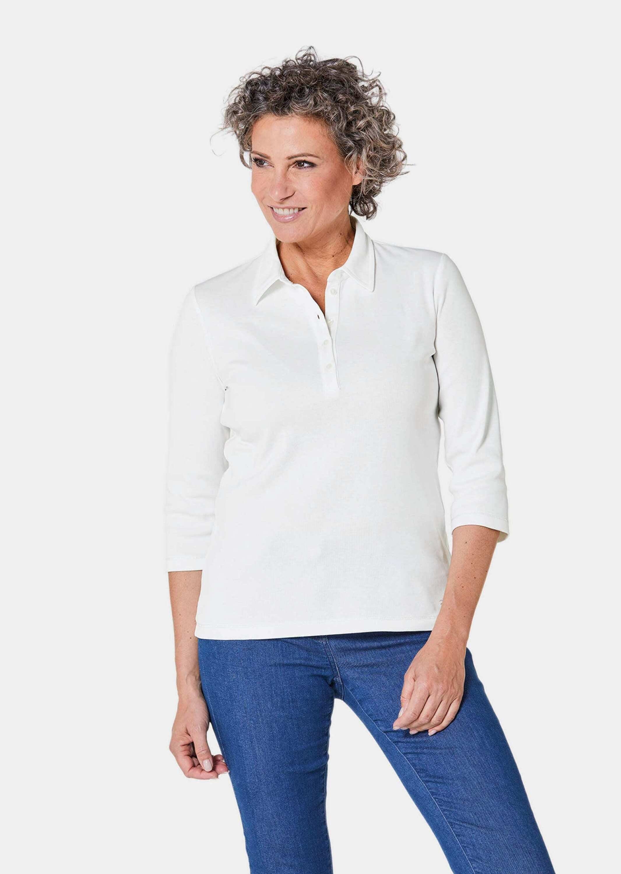 GOLDNER Poloshirt Basic-Poloshirt mit Stickerei aus günstig online kaufen