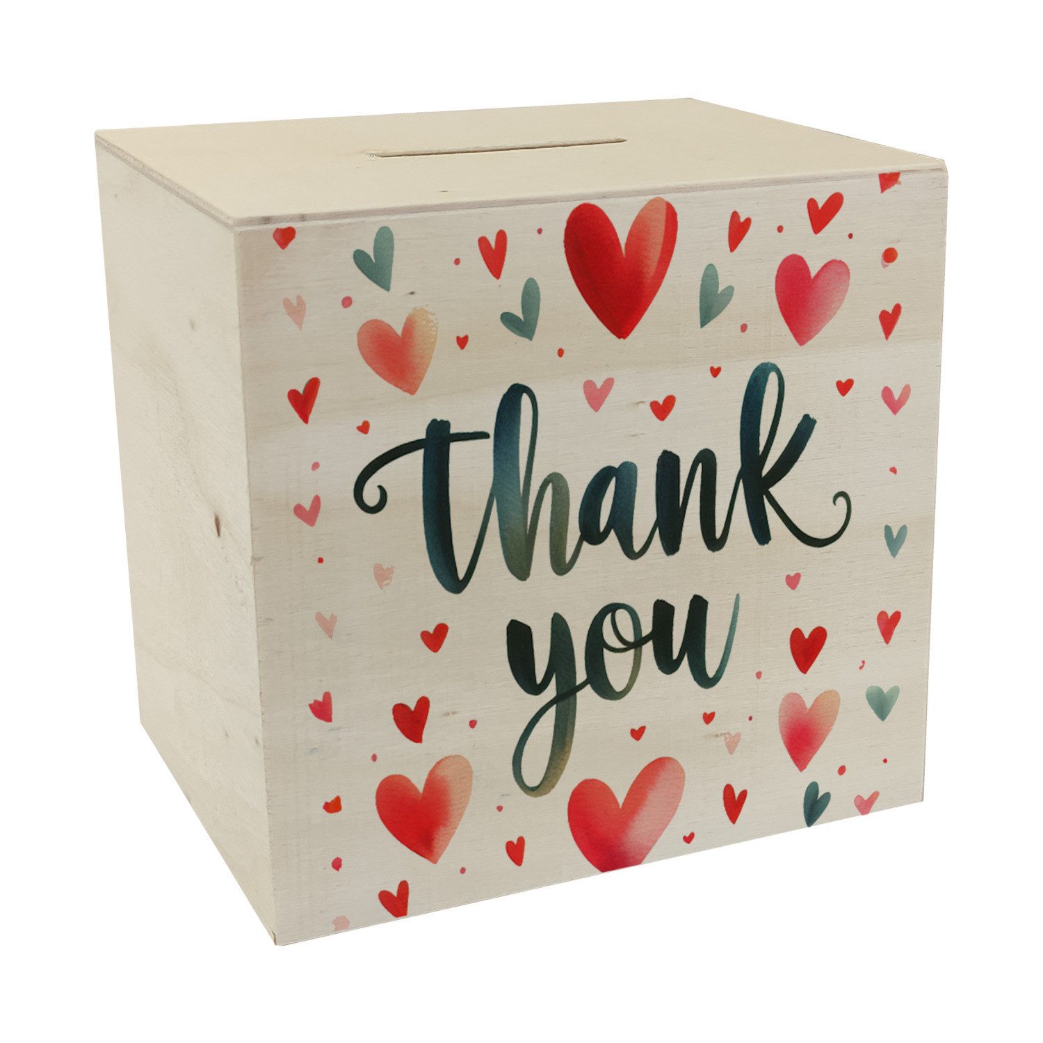 Spardose Thank you Spruch Spardose aus Holz