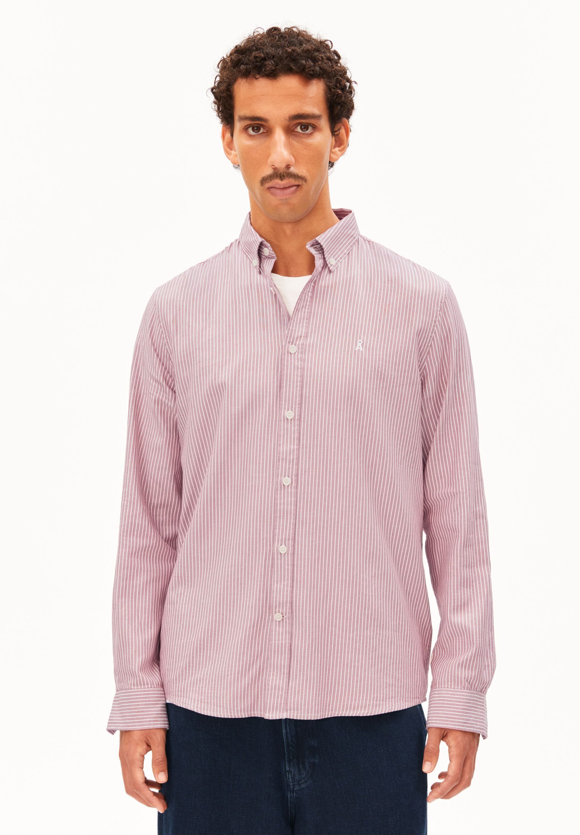 Armedangels Langarmhemd QUAASA STRIPE Hemd aus Bio-Baumwolle (1-tlg., Regular Fit) Regular Fit