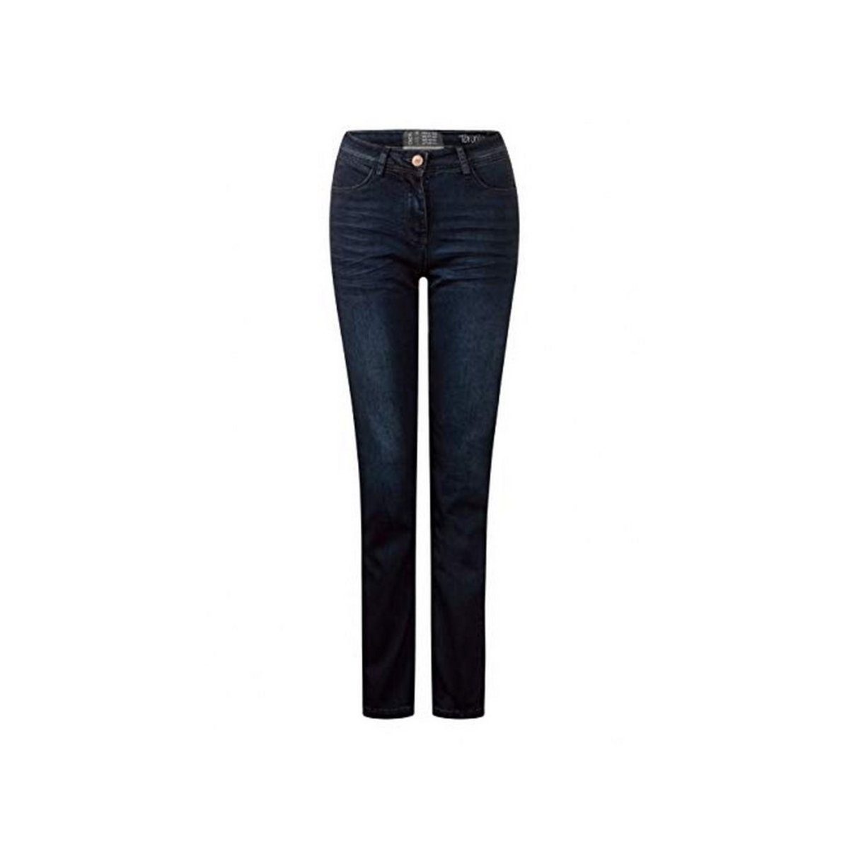 blau Cecil 5-Pocket-Jeans (1-tlg)