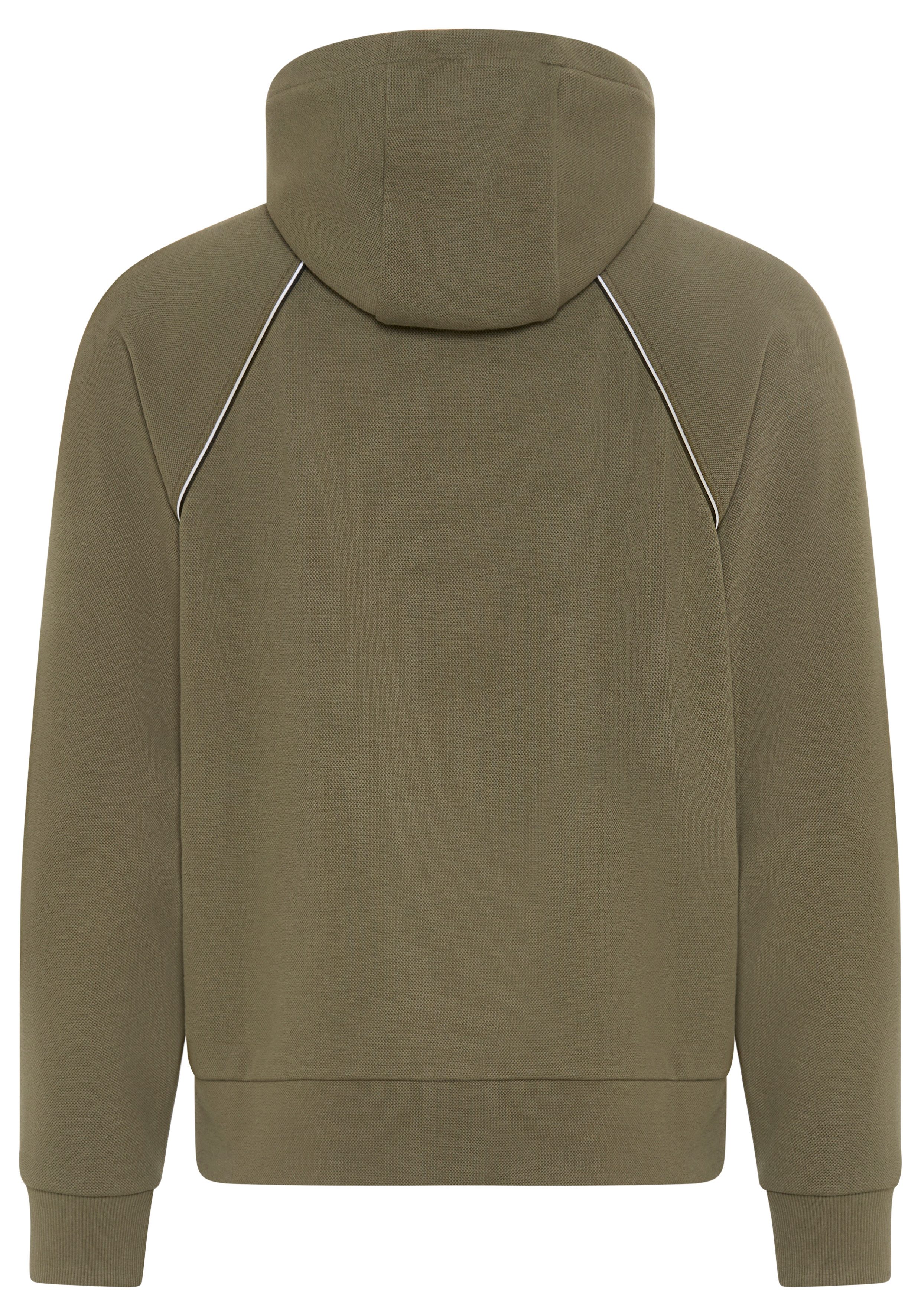 BOSS GREEN Sweatjacke mit Kapuze, Regular Fit, Eingrifftaschen