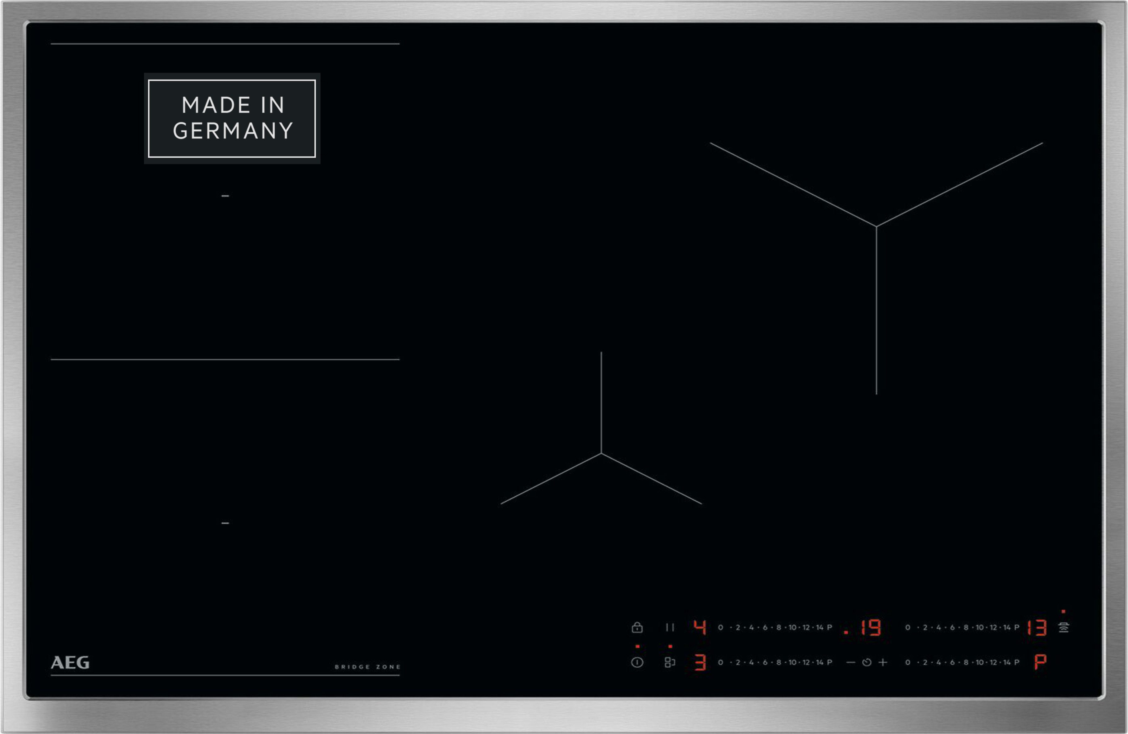 AEG Induktions-Kochfeld Serie 6000 TO74IB00UB, mit Hob²Hood Abzugssystem, mit Direct-Control Steuerung