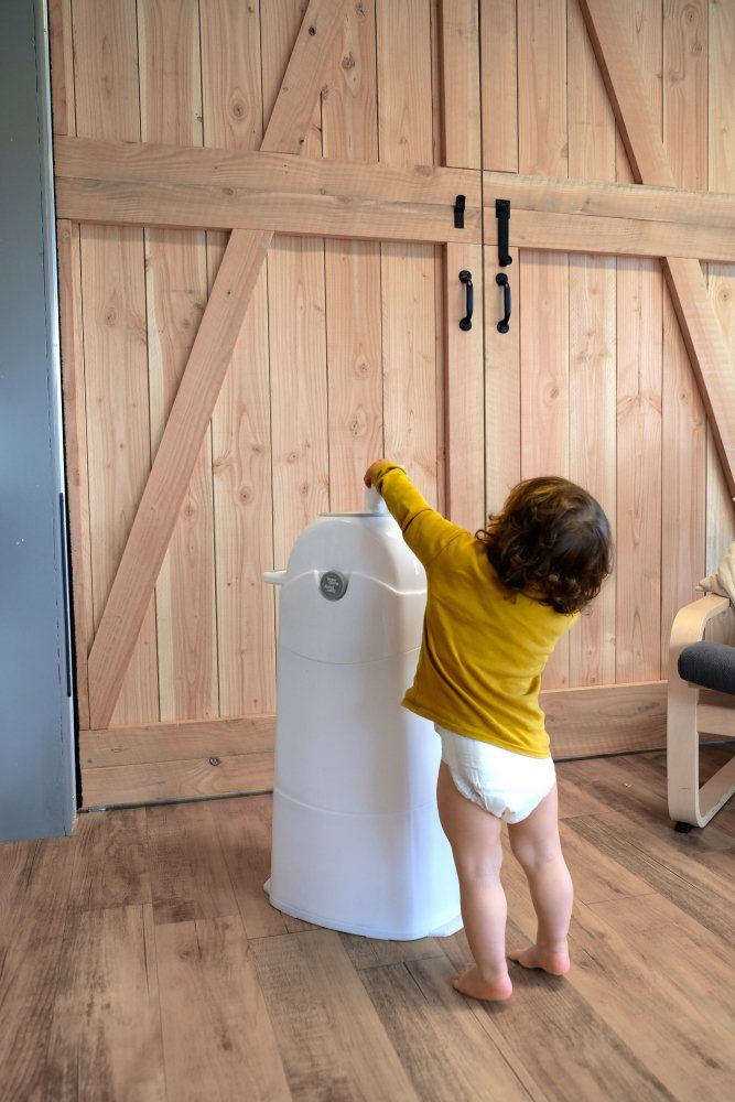 Diaper Champ Windeleimer Geruchsdichter Windeleimer Diaper Champ large - normale Müllbeutel, ohne Nachfüllkassetten, geruchsdicht, in 3 Größen erhältlich