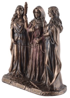 Vogler direct Gmbh Dekofigur Moiren, griechische Schicksalsgöttinen - by Veronese, Details wurden von Hand bronziert, LxBxH ca. 18x8x19cm