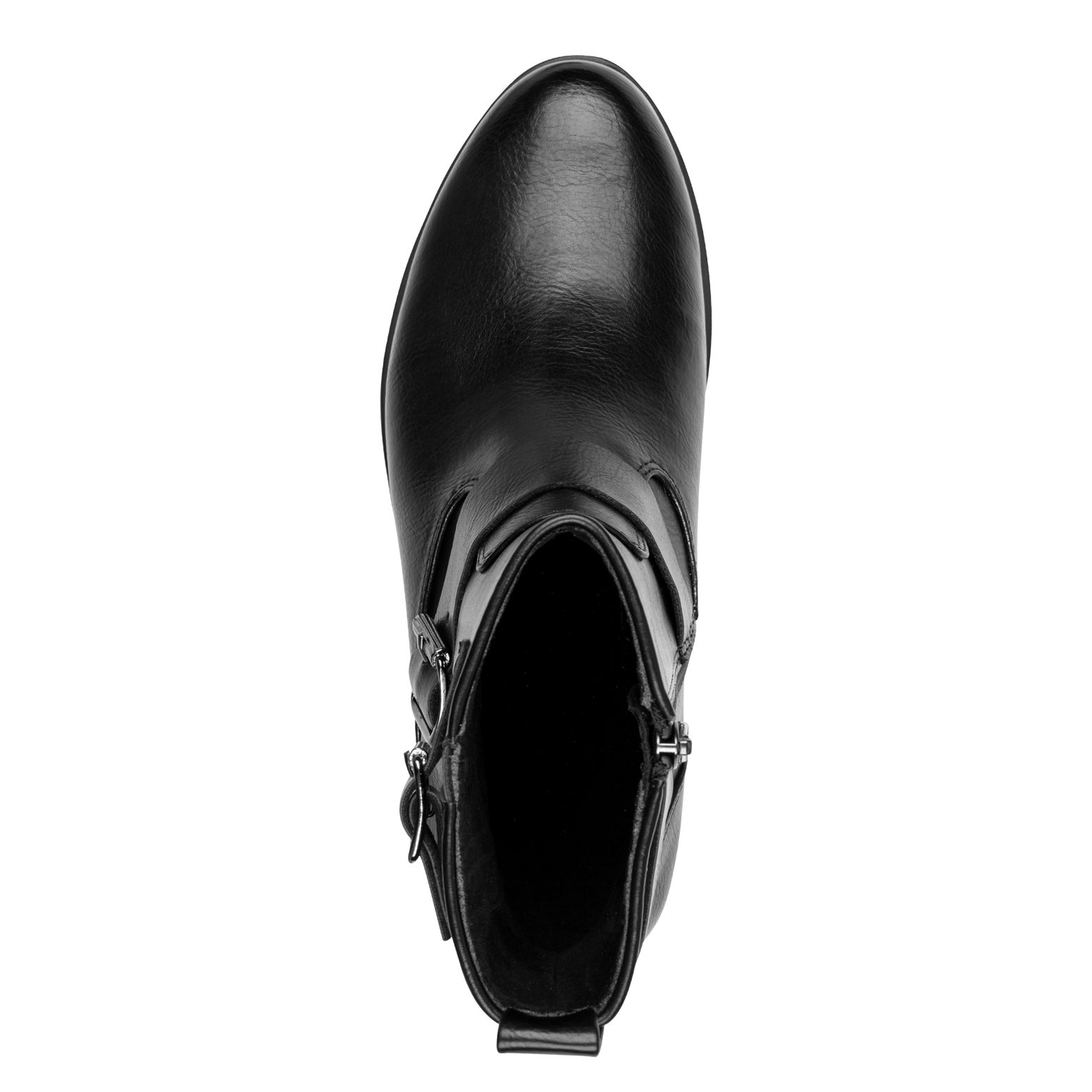 MARCO TOZZI Stiefelette, Blockabsatz, Bikerboots mit Zierschnalle und verstellbarer Schnalle