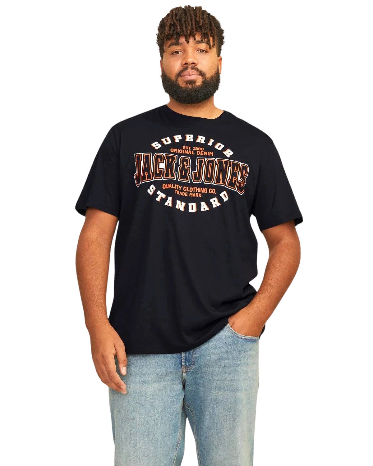 Jack & Jones PlusSize Print-Shirt Weites günstig online kaufen