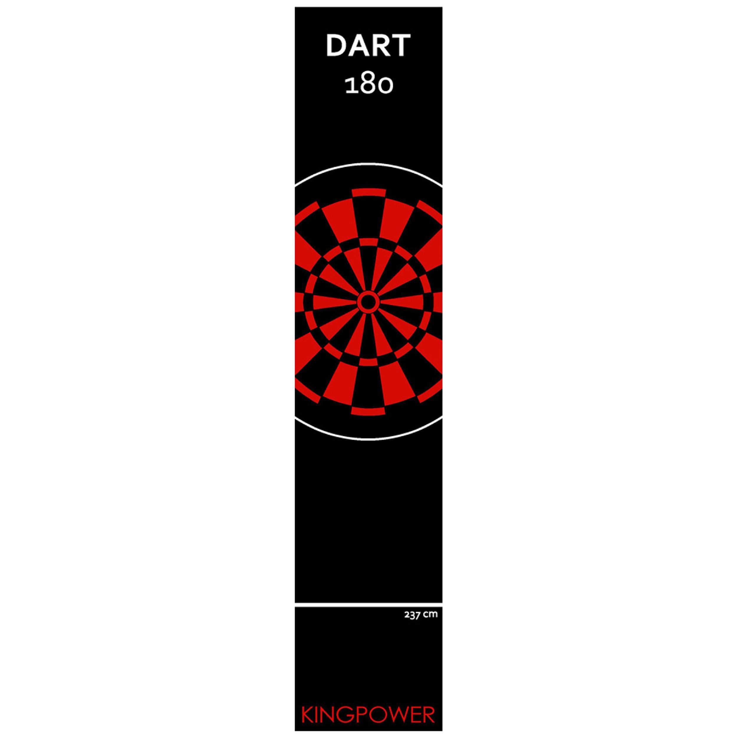 Dartmatte Dartteppich Dartmatte Darts Turnier Matte Dart Matte 290 x 60 cm Rot