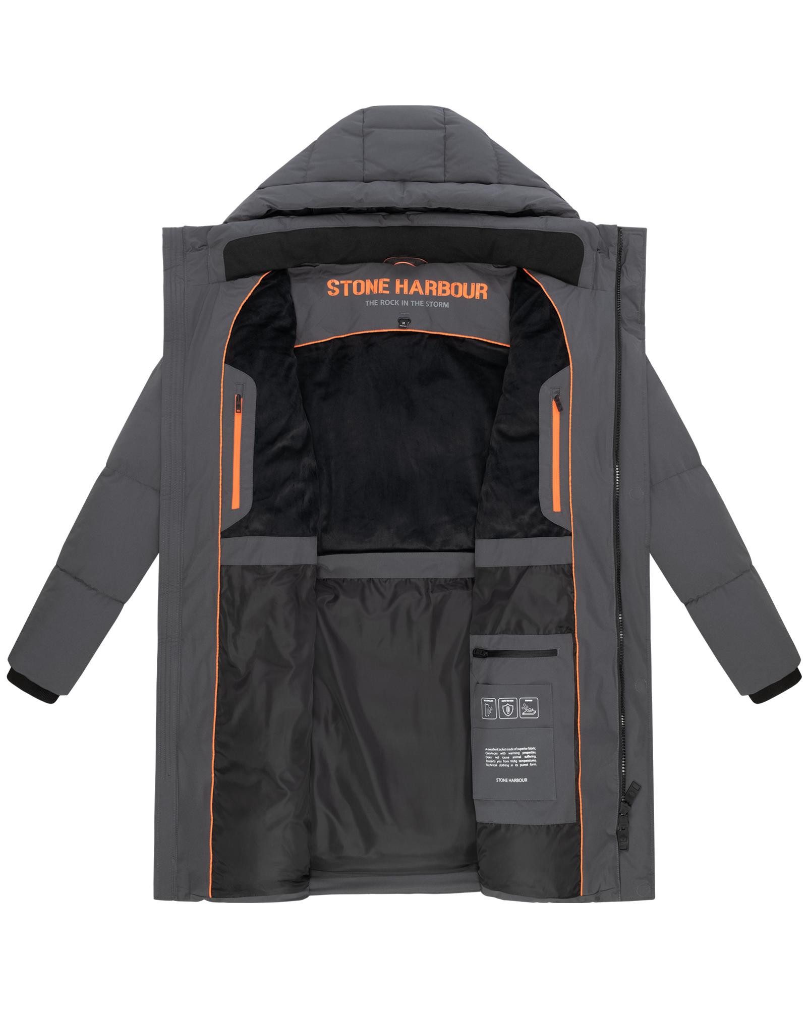 Stone Harbour Steppmantel Hadrieen XX modischer Herren Wintermantel mit kuscheligem Futter