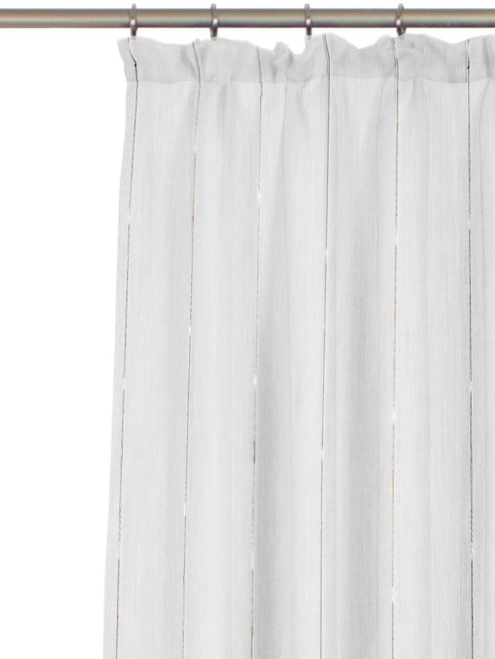 Wirth Vorhang (1 St), Faltenband, halbtransparent, Store