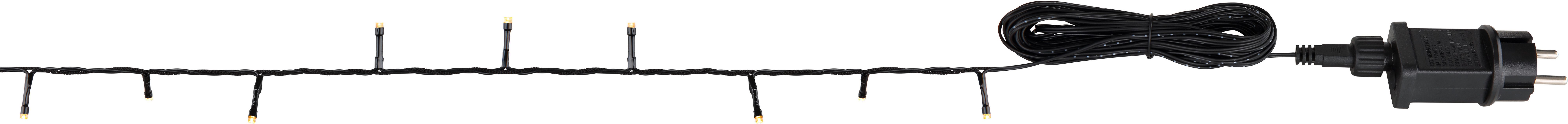 GLOBO LIGHTING LED-Lichterkette LICHTERKETTE METALL SCHWARZ, 480XLED, Lichter/8 Lichteffekt-Stufen/IP44/