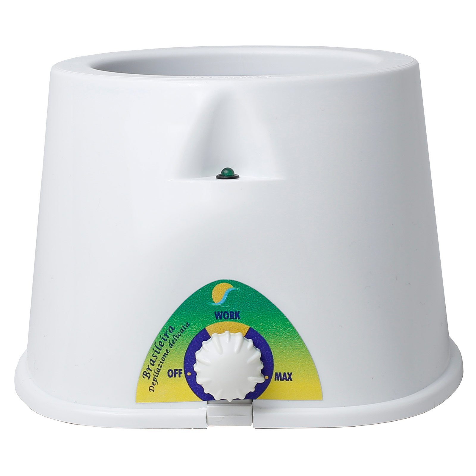 Kosmetex Körperrasierer Brasil Wachserwärmer für 400ml Dosen, Kosmetex Erhitzer für Wachsdosen, Wachsperlen, Wachsscheiben