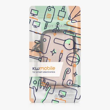 kwmobile Handyhülle Handytasche für Smartphones M - 5,5", Neopren Handy Hülle mit Kordel - Tasche mit Handykette 15,2 x 8,3 cm