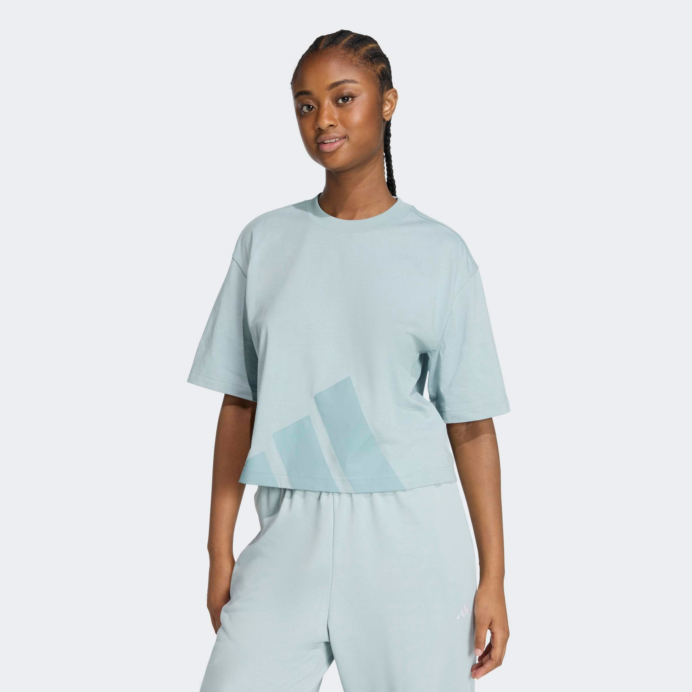 adidas Sportswear T-Shirt ESSENTIALS BIG LOGO BOYFRIEND