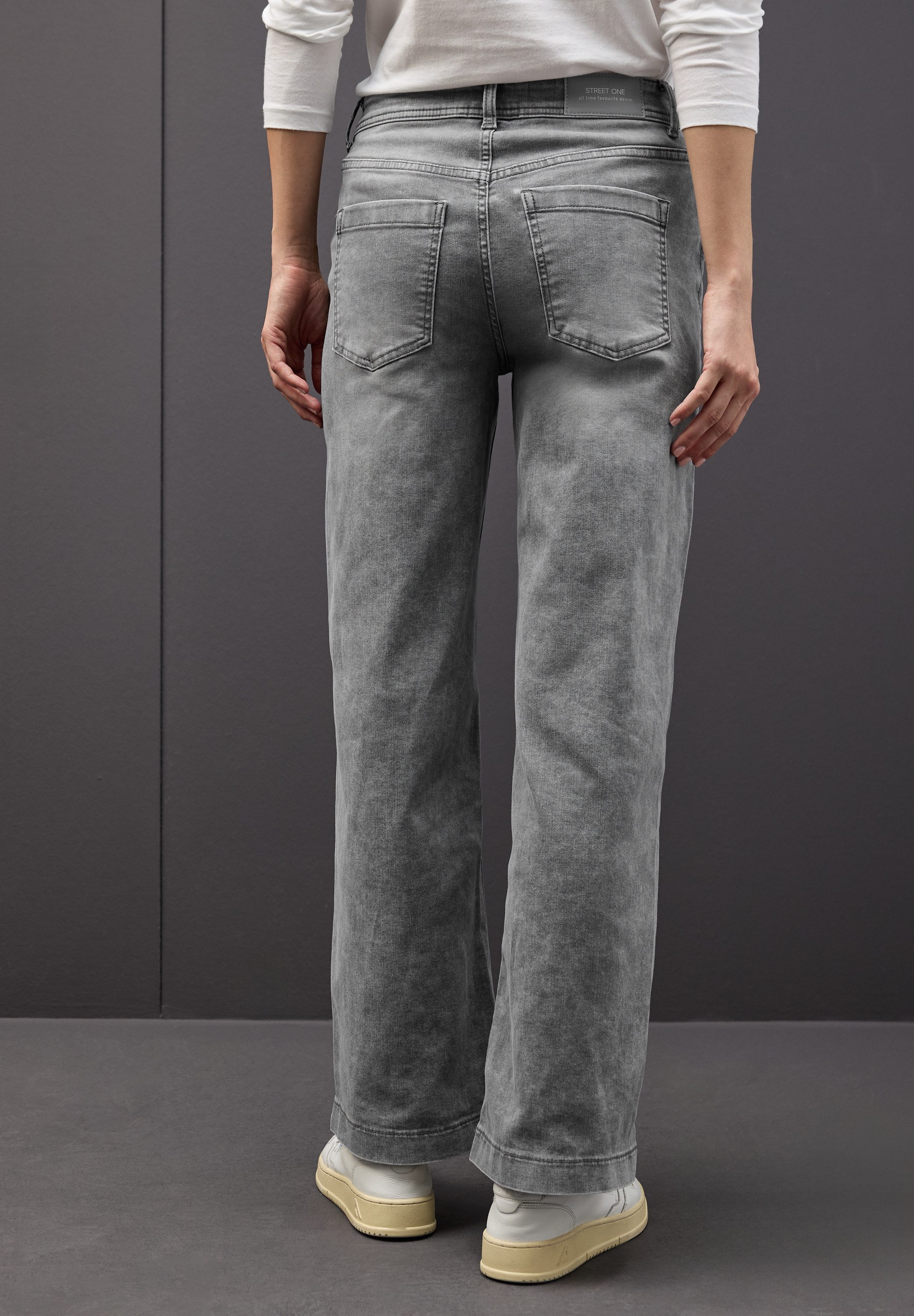 STREET ONE Weite Jeans im Five-Pocket Style günstig online kaufen