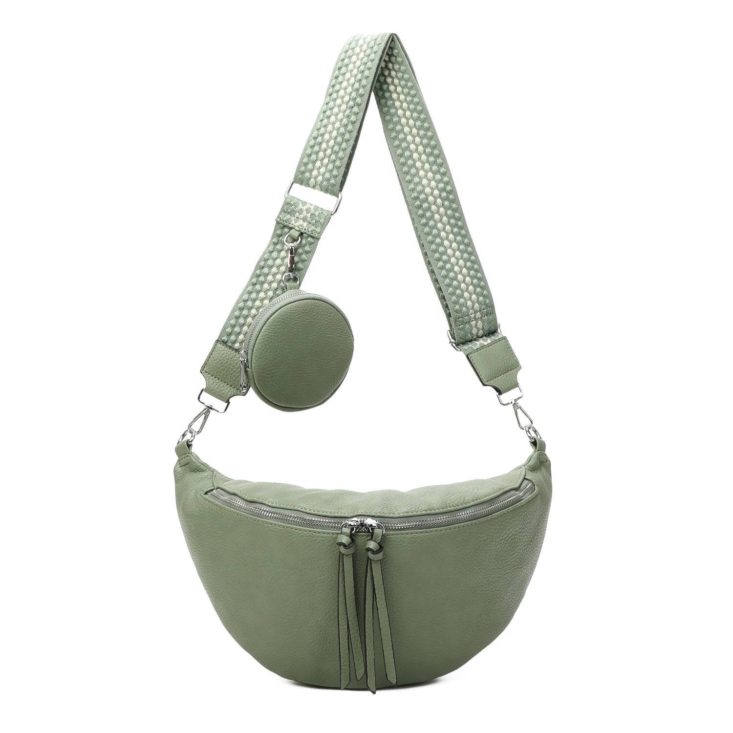 ITALYSHOP24 Schultertasche Damen XXL Tasche Gürteltasche günstig online kaufen