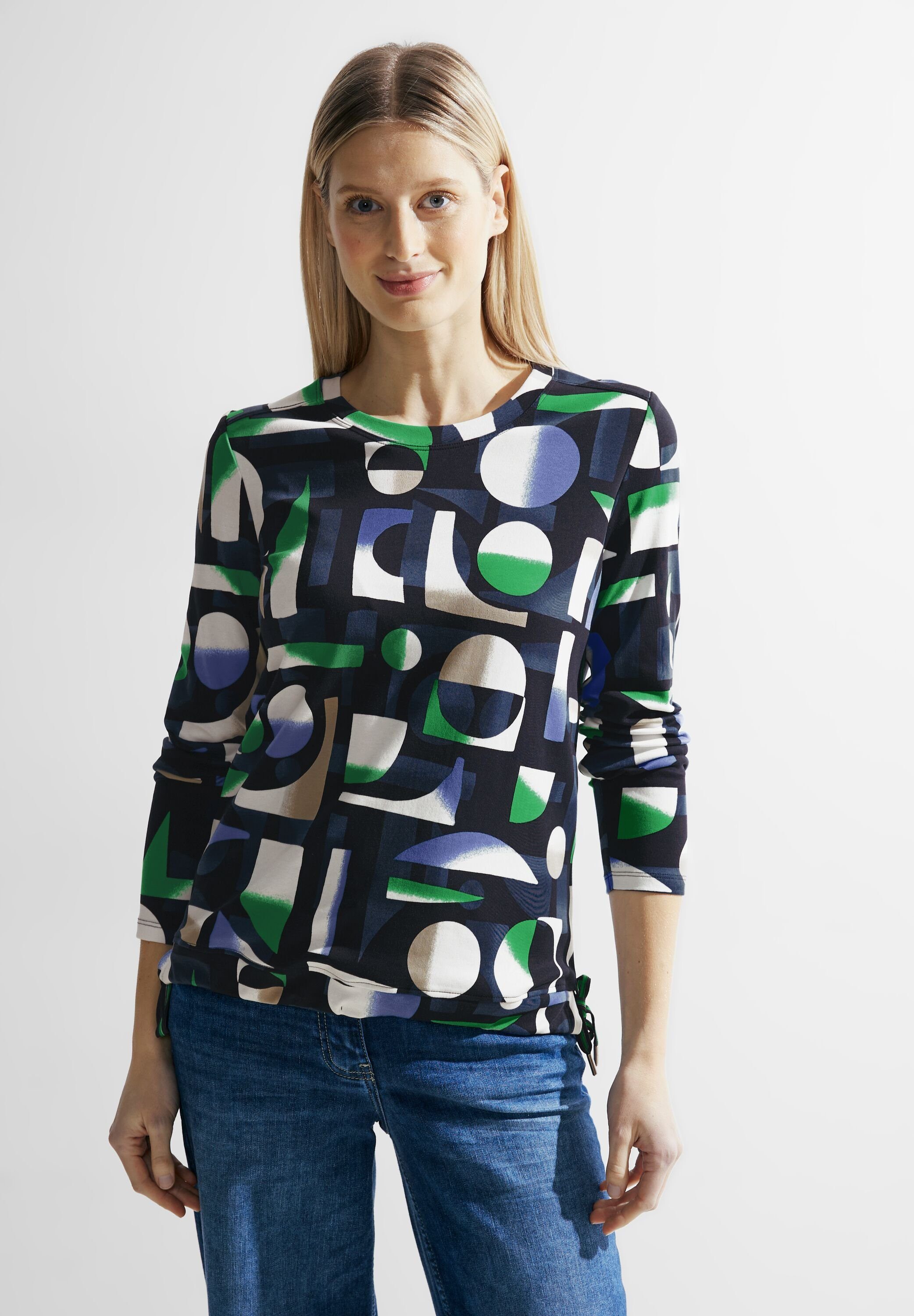 CECIL Print-Shirt mit Rundhalsausschnitt