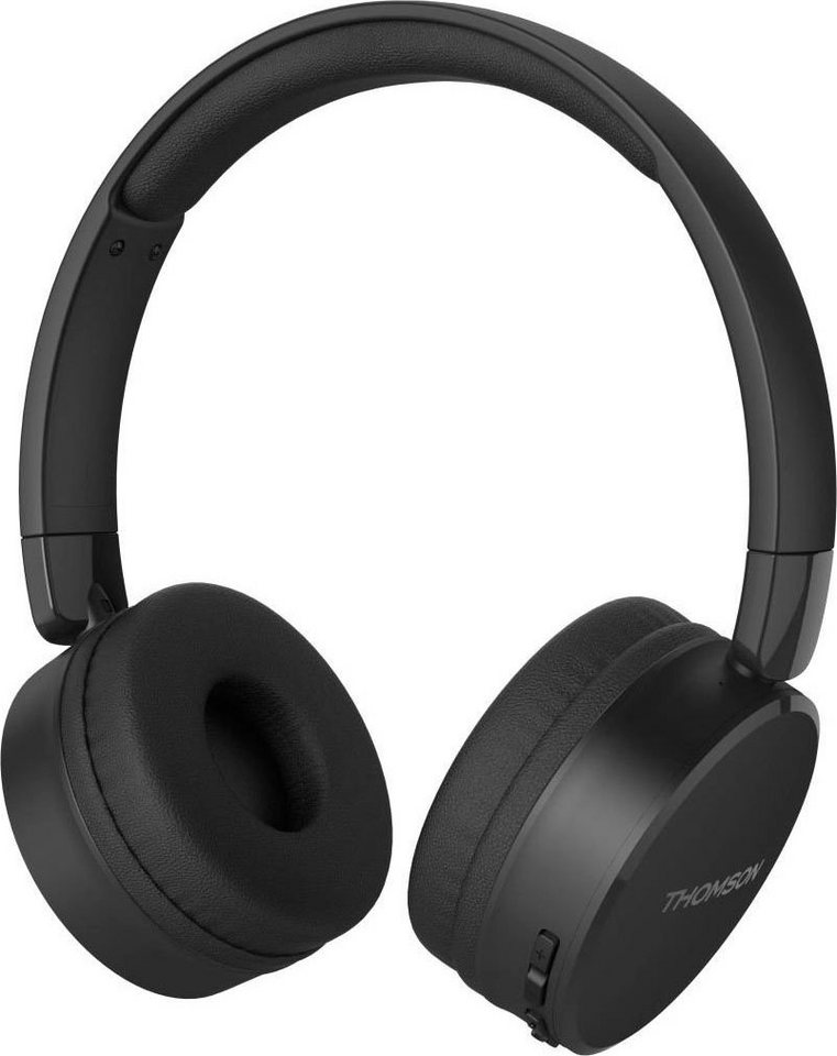 AVRCP Kopfhörer und und True Reichweite mit mit Kabelloser Telefonieren Kopfhörer Musik A2DP Bluetooth, (Freisprechfunktion, ohne HFP, Kabel Bluetooth, m), 10 über drehbar, zum Bluetooth-Kopfhörer HSP, Bluetooth® Mikro, Wireless, On-Ear hören Thomson